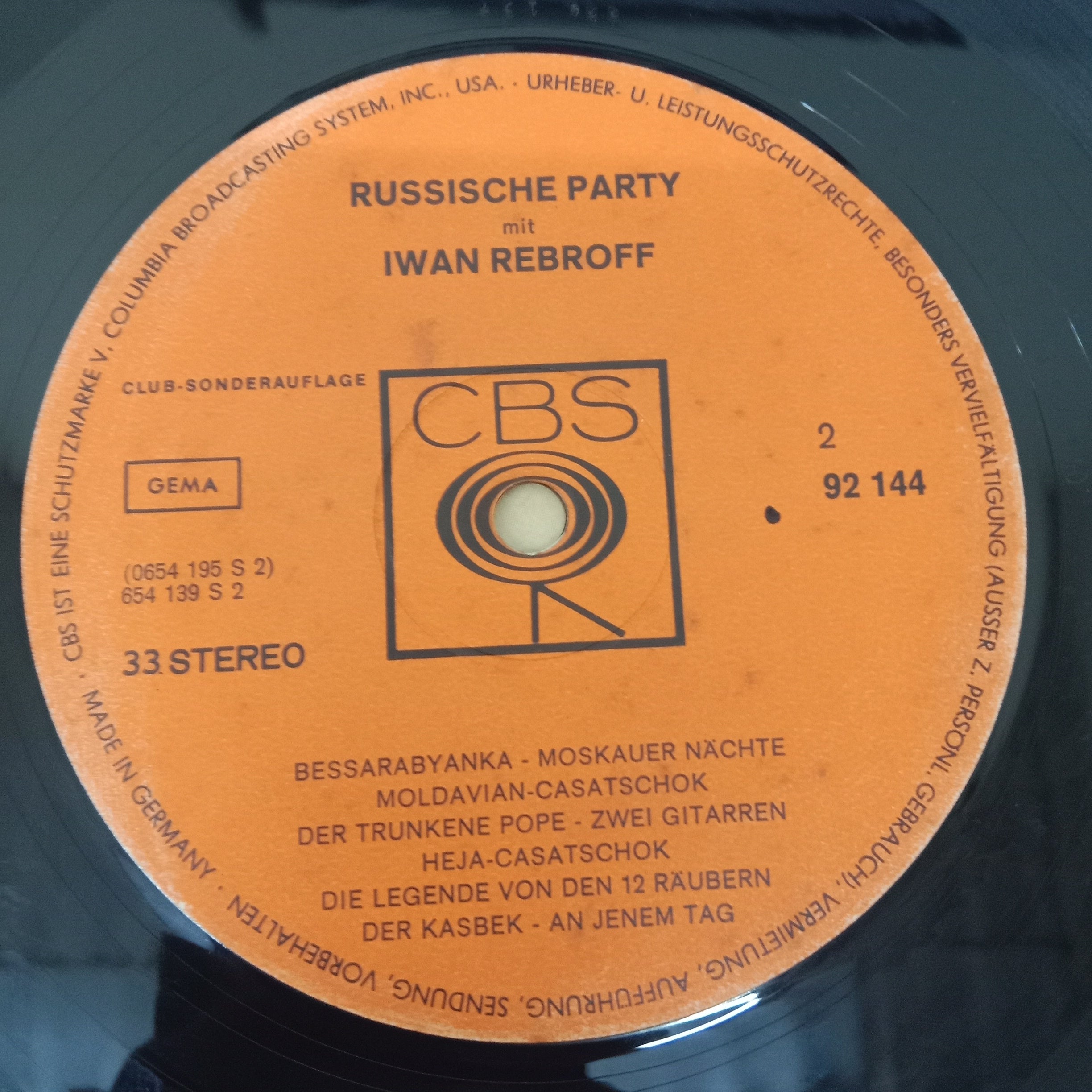 Ivan Rebroff - Russische Party Mit Iwan Rebroff (Vinyl)