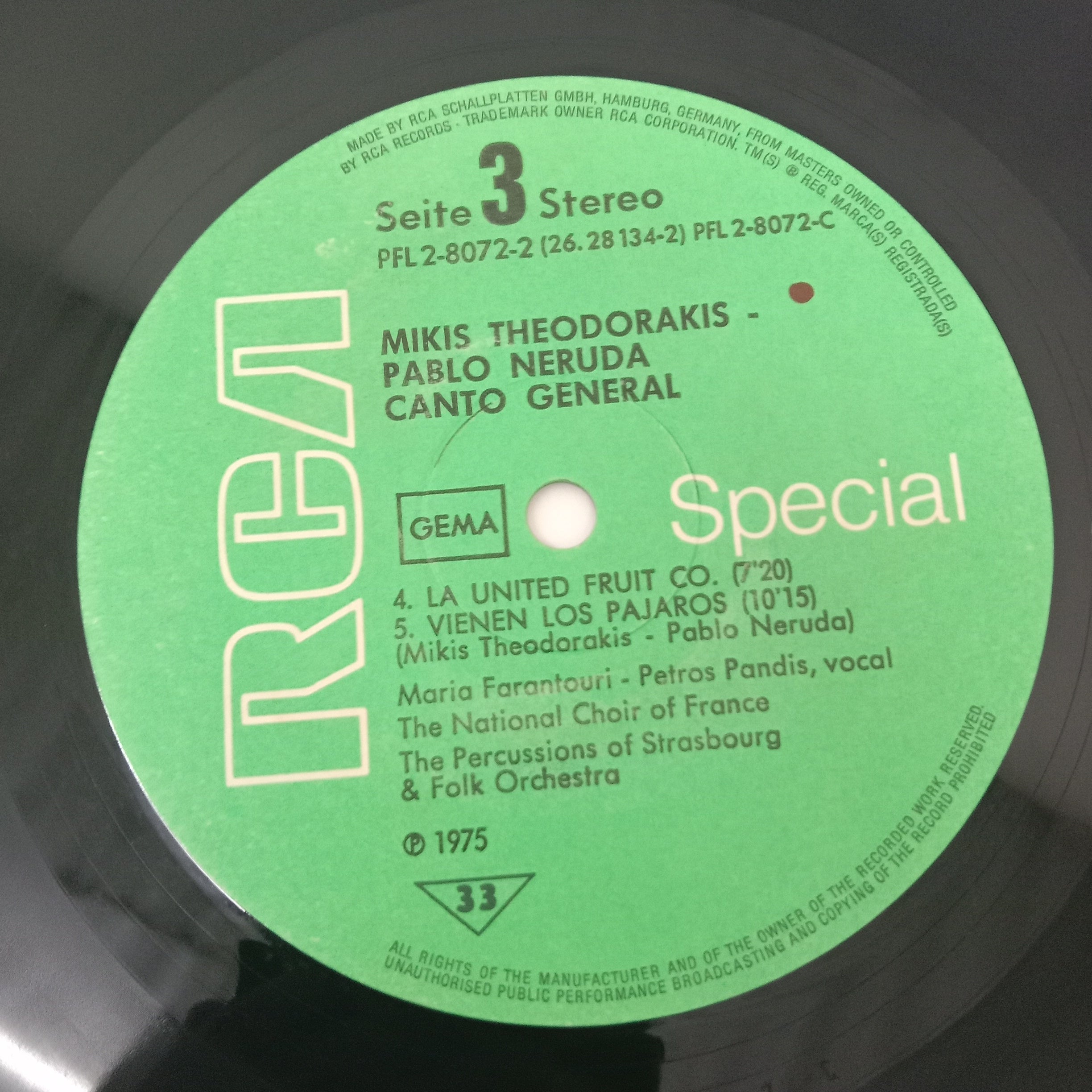Mikis Theodorakis - Pablo Neruda - Canto General (Vinyl) (2)