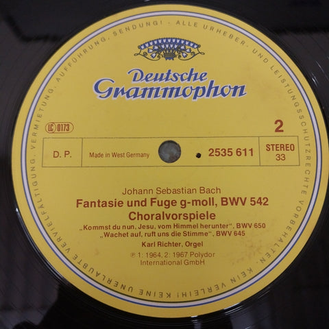 Johann Sebastian Bach, Karl Richter - Toccata Und Fuge - Festliche Orgelklänge (Vinyl)
