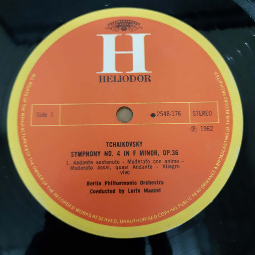 Lorin Maazel, Berliner Philharmoniker - Tchaikovsky, Symphony No. 4 In F Minor, Op. 36 (Vinyl)