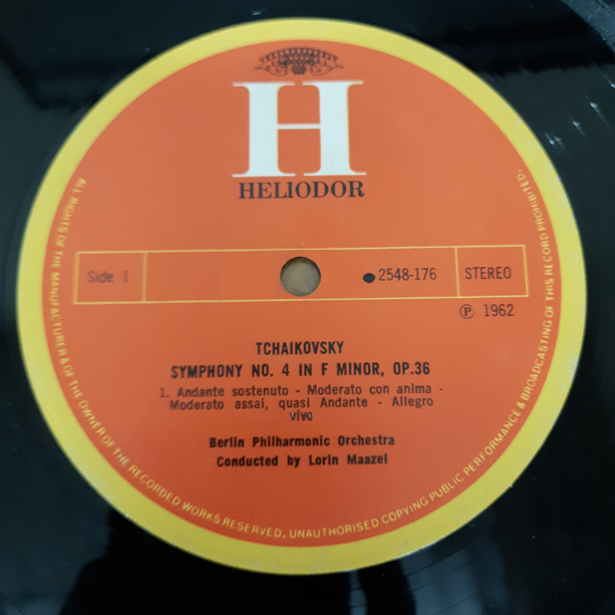 Lorin Maazel, Berliner Philharmoniker - Tchaikovsky, Symphony No. 4 In F Minor, Op. 36 (Vinyl)