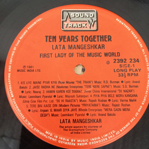 Lata Mangeshkar - Lata Mangeshkar ~ First Lady Of The Music World (Vinyl)