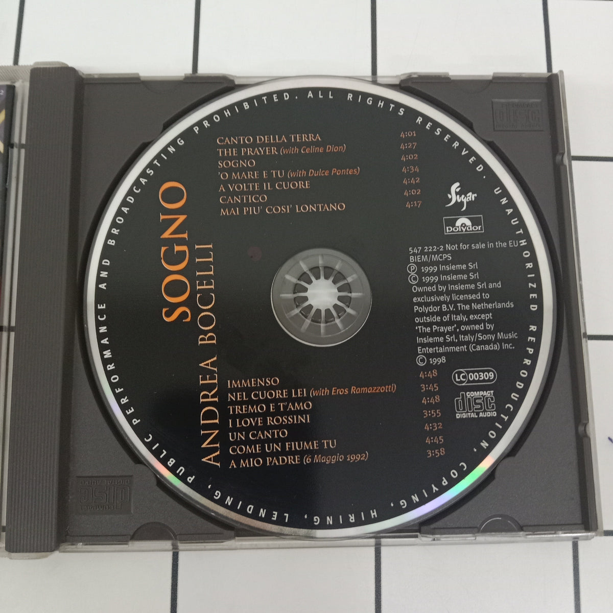 Andrea Bocelli  - Sogno (CD)