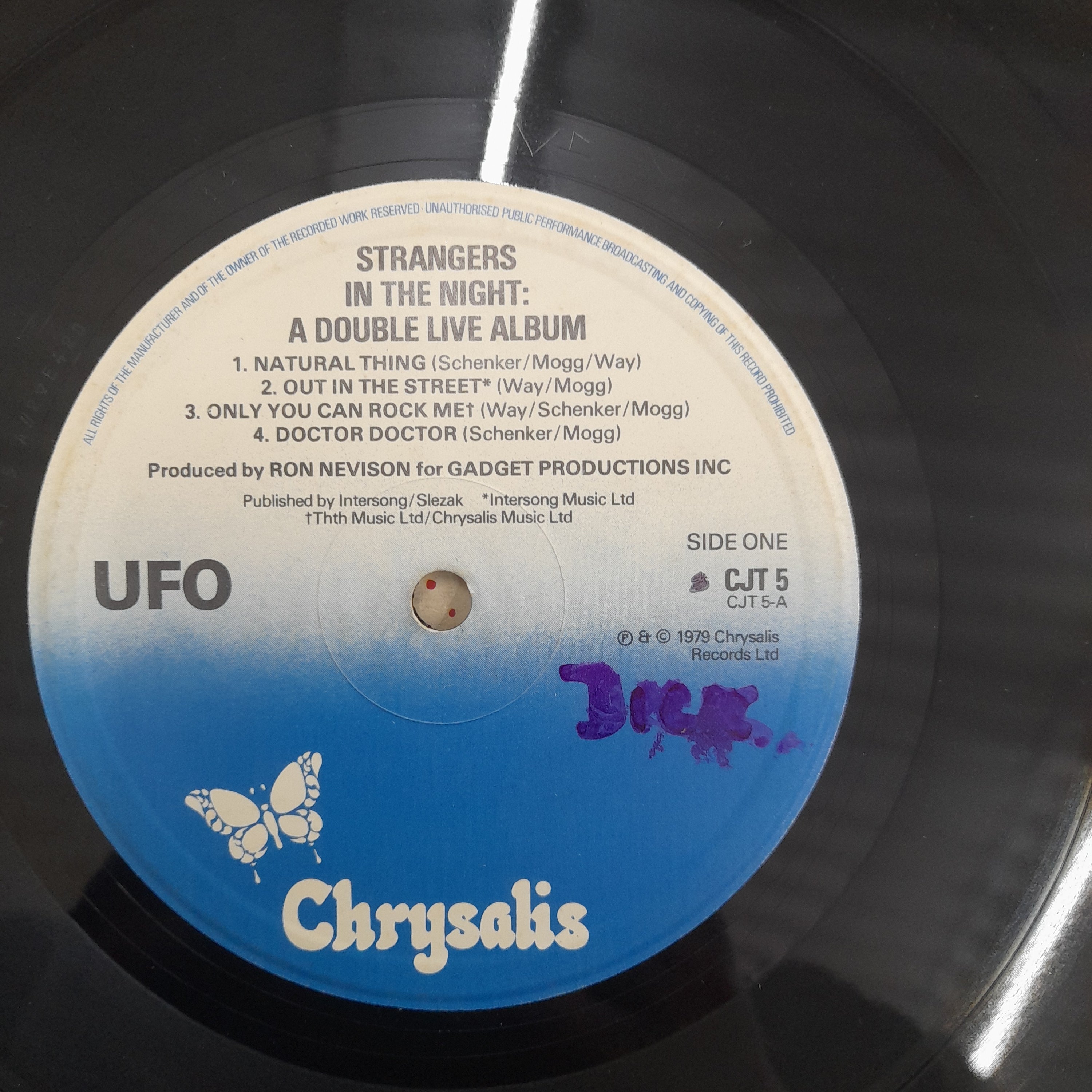 UFO (5) - Strangers In The Night (Vinyl) (2)