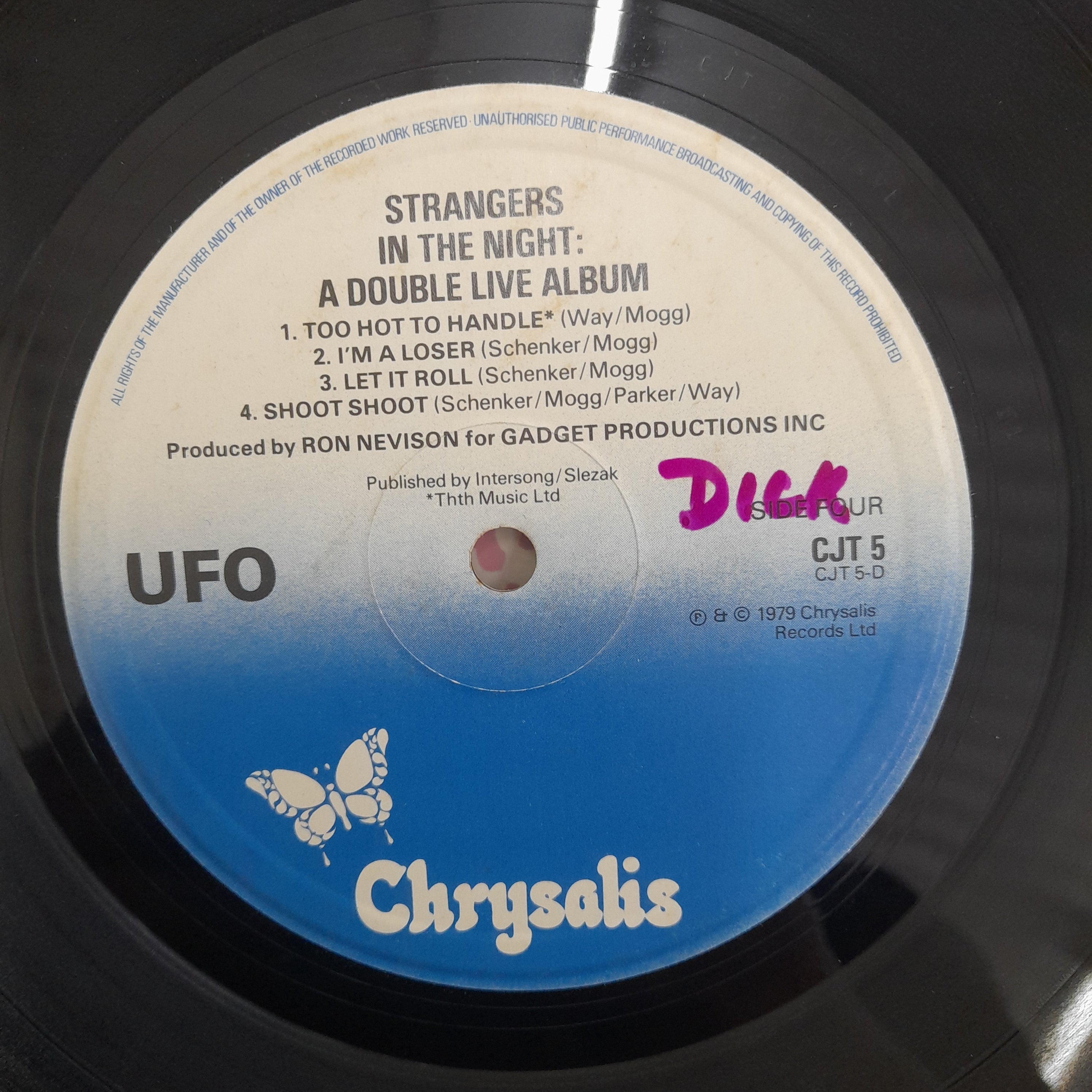 UFO (5) - Strangers In The Night (Vinyl) (2)