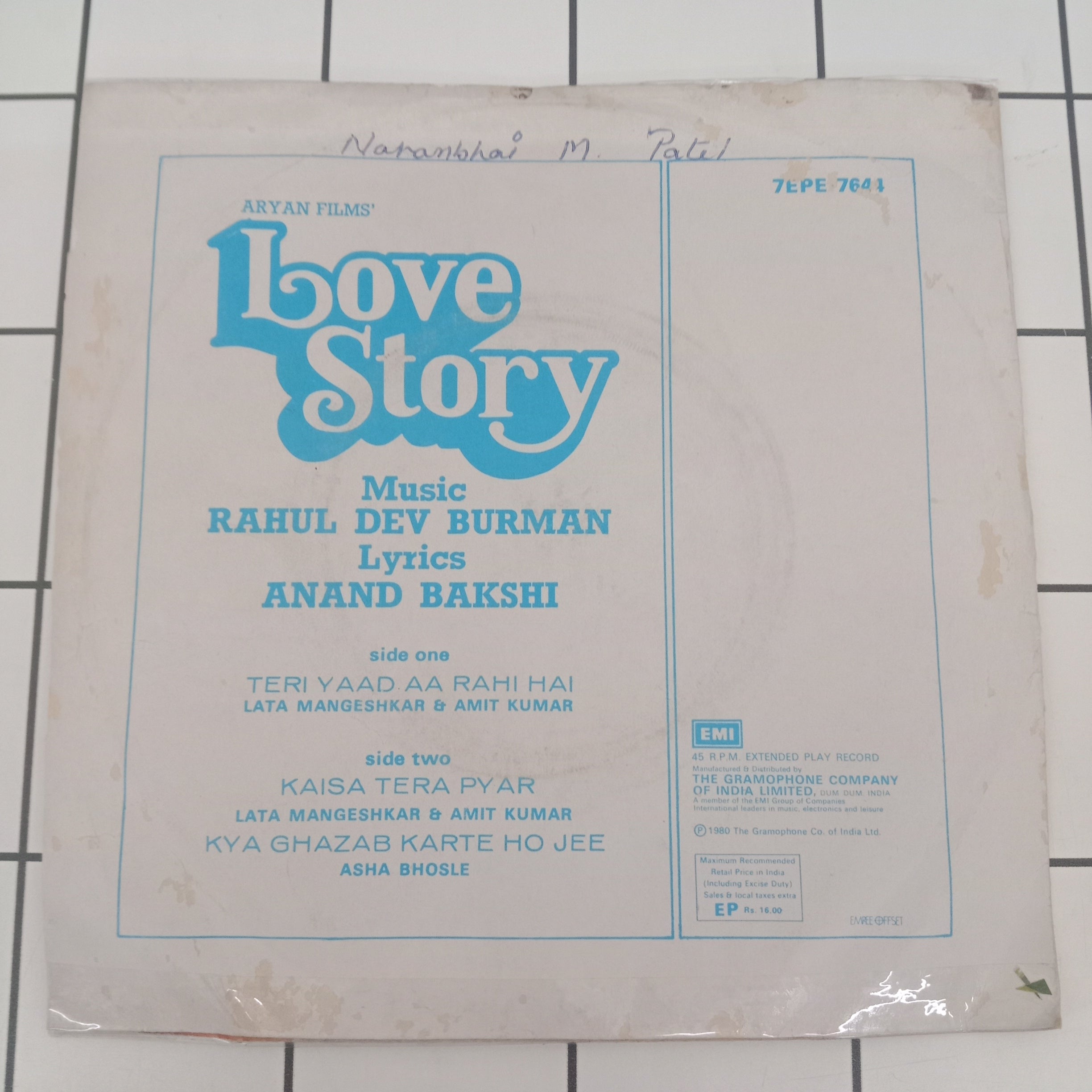 R.D.Burman - Love Story (45-RPM)