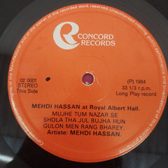 Mehdi Hassan - At Royal Albert Hall London (Vinyl)