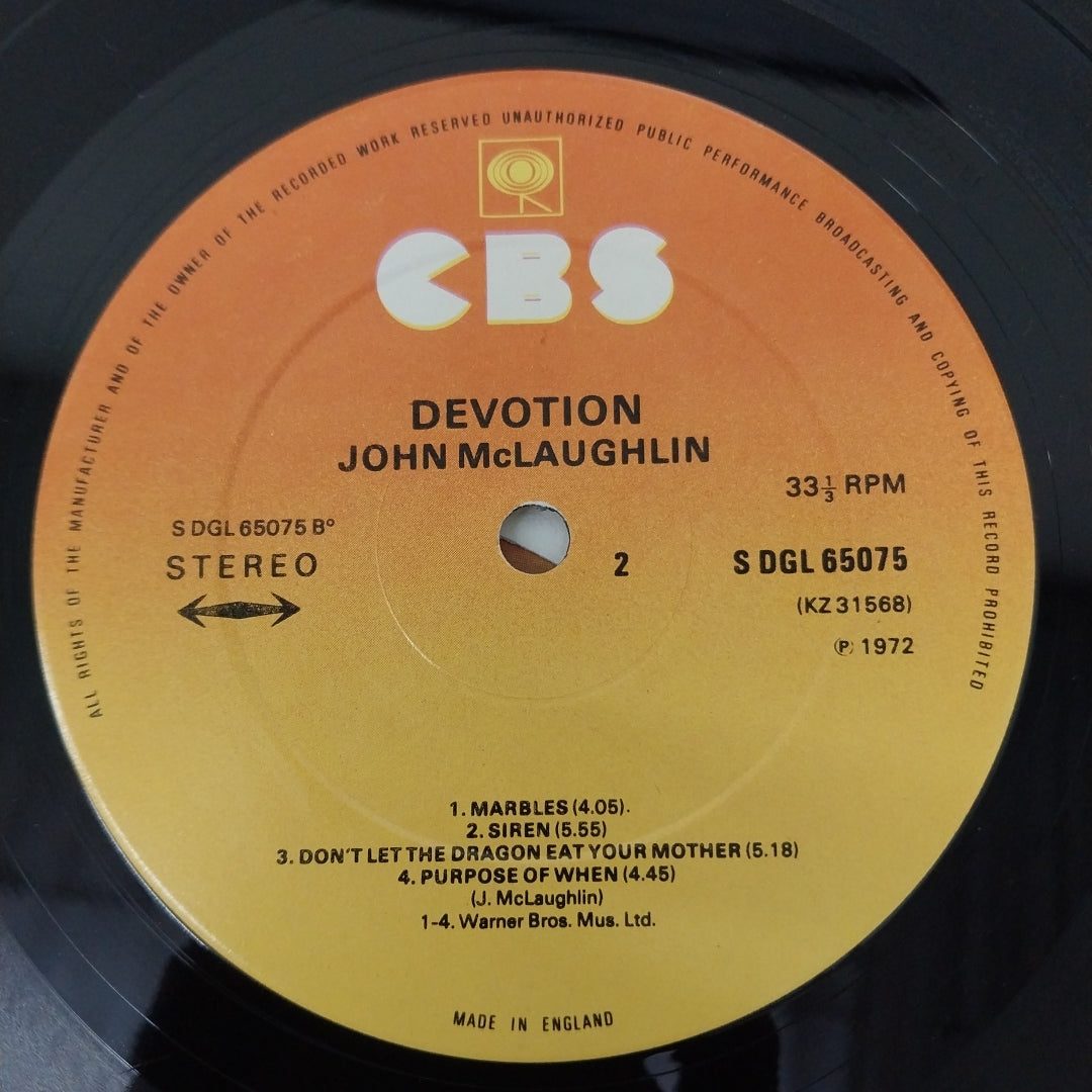 John McLaughlin - Devotion (Vinyl)