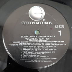 Elton John - Greatest Hits Volume III 1979-1987 (Vinyl)