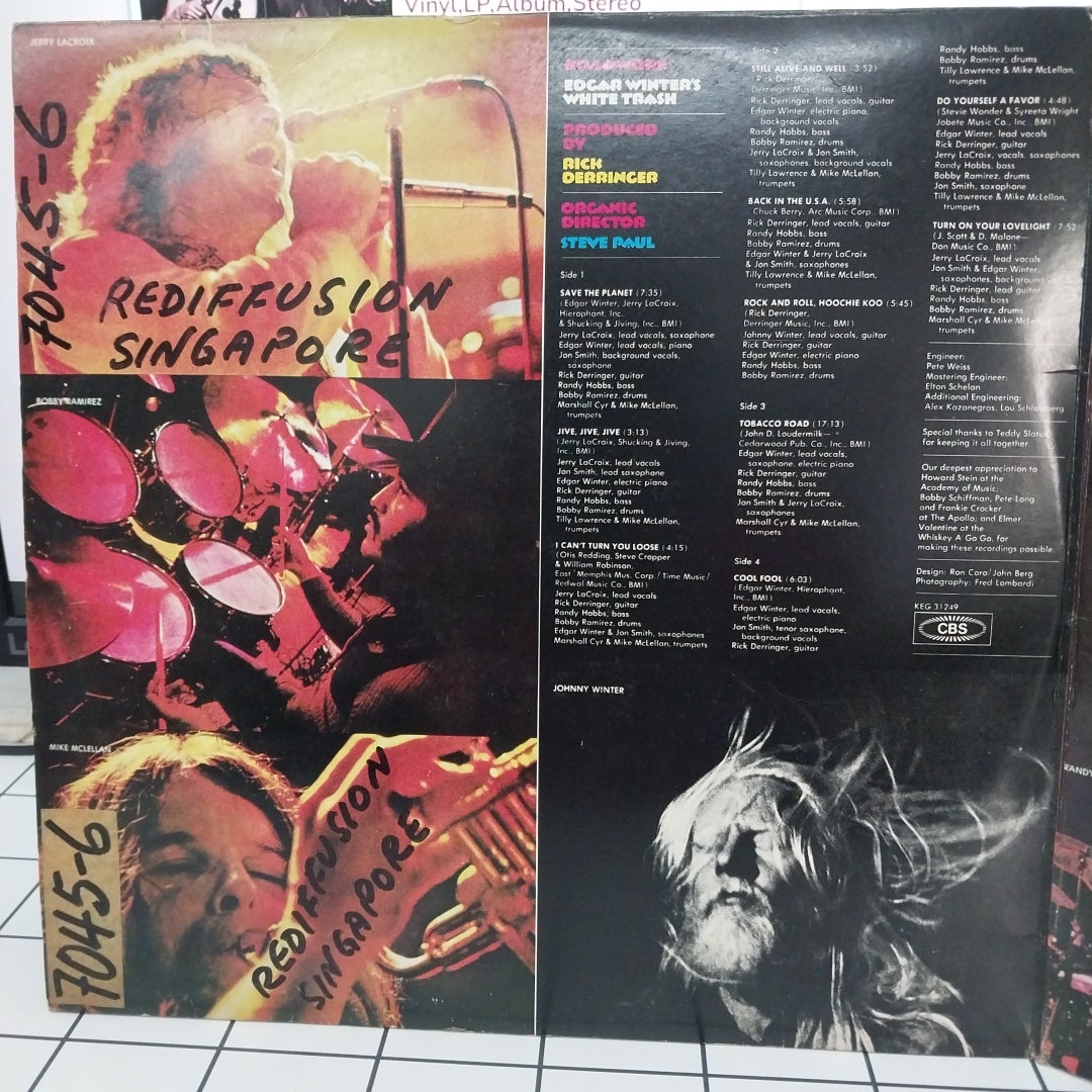 Edgar Winter's White Trash - Roadwork (Vinyl) (2)