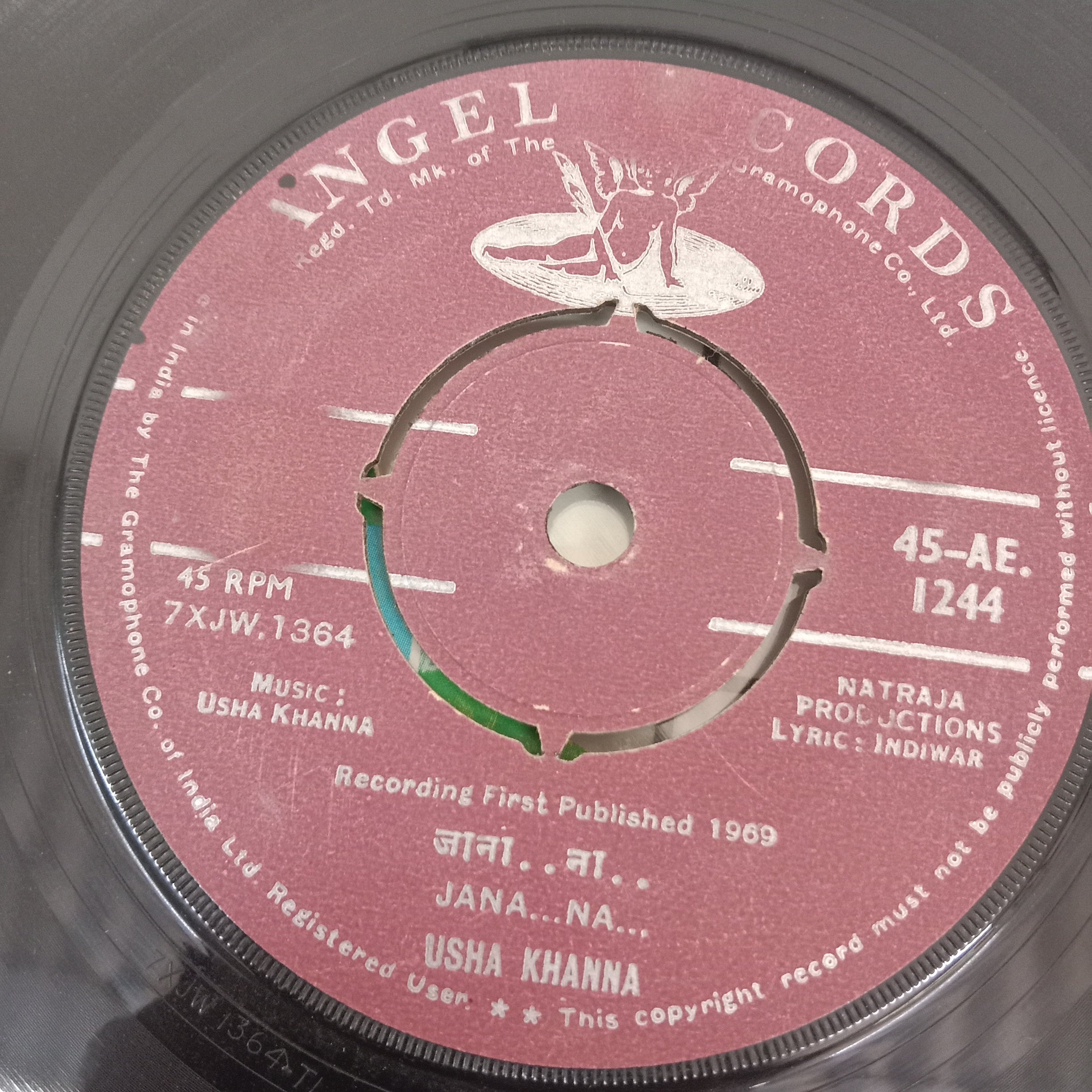 Usha Khanna - Sau Saal Beet Gaye (45-RPM)