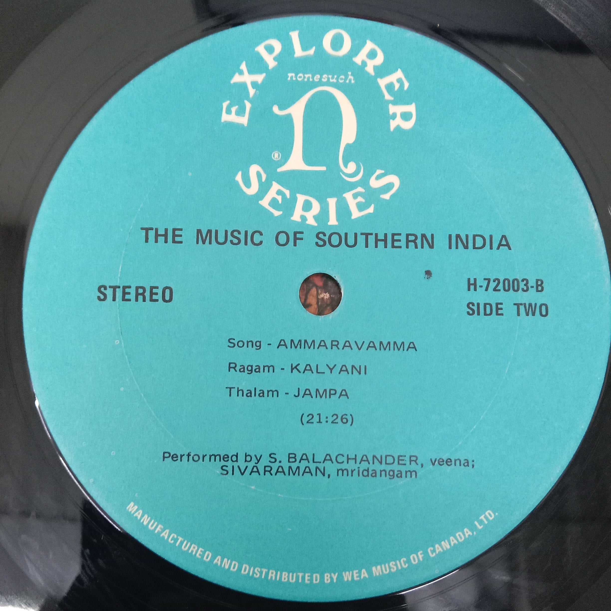 Sundaram Balachander, Umayalpuram K. Sivaraman - The Music Of India (Vinyl)