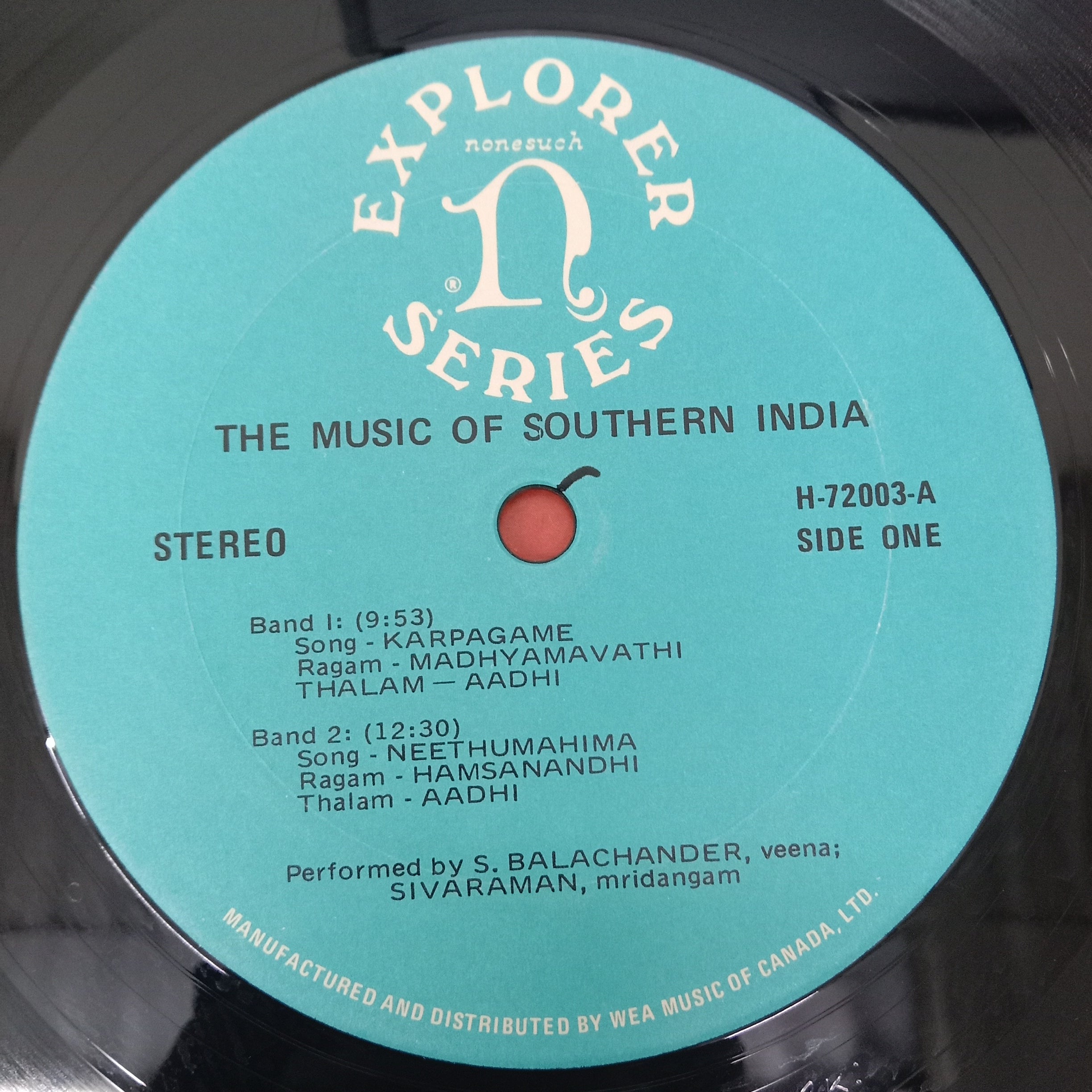 Sundaram Balachander, Umayalpuram K. Sivaraman - The Music Of India (Vinyl)