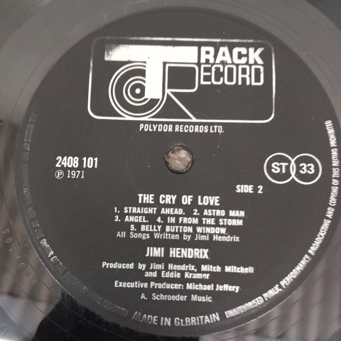 Jimi Hendrix - The Cry Of Love (Vinyl)