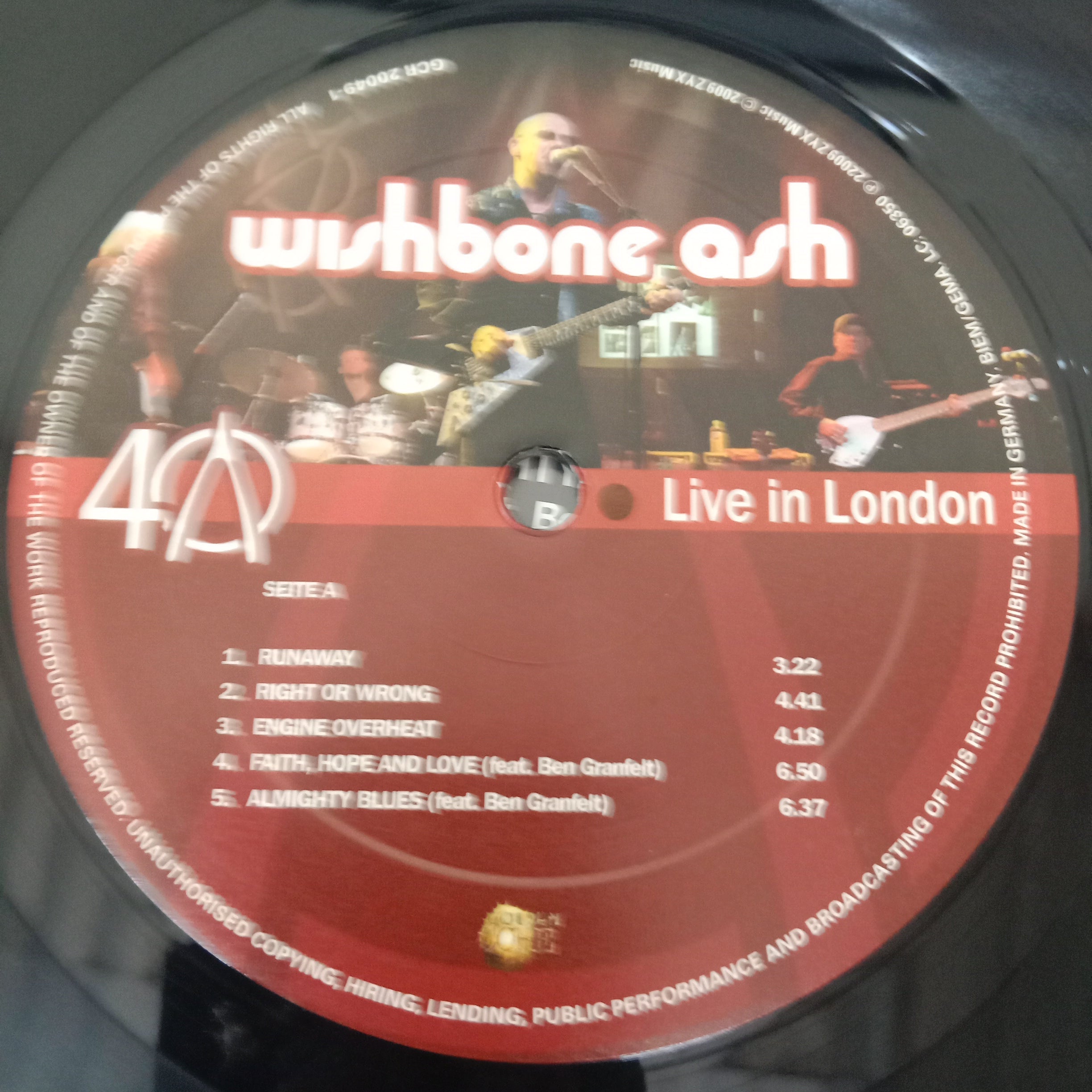 Wishbone Ash - Live In London (Vinyl)