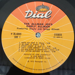 Allman Joys, The - Early Allman Featuring Duane And Gregg Allman (Vinyl)