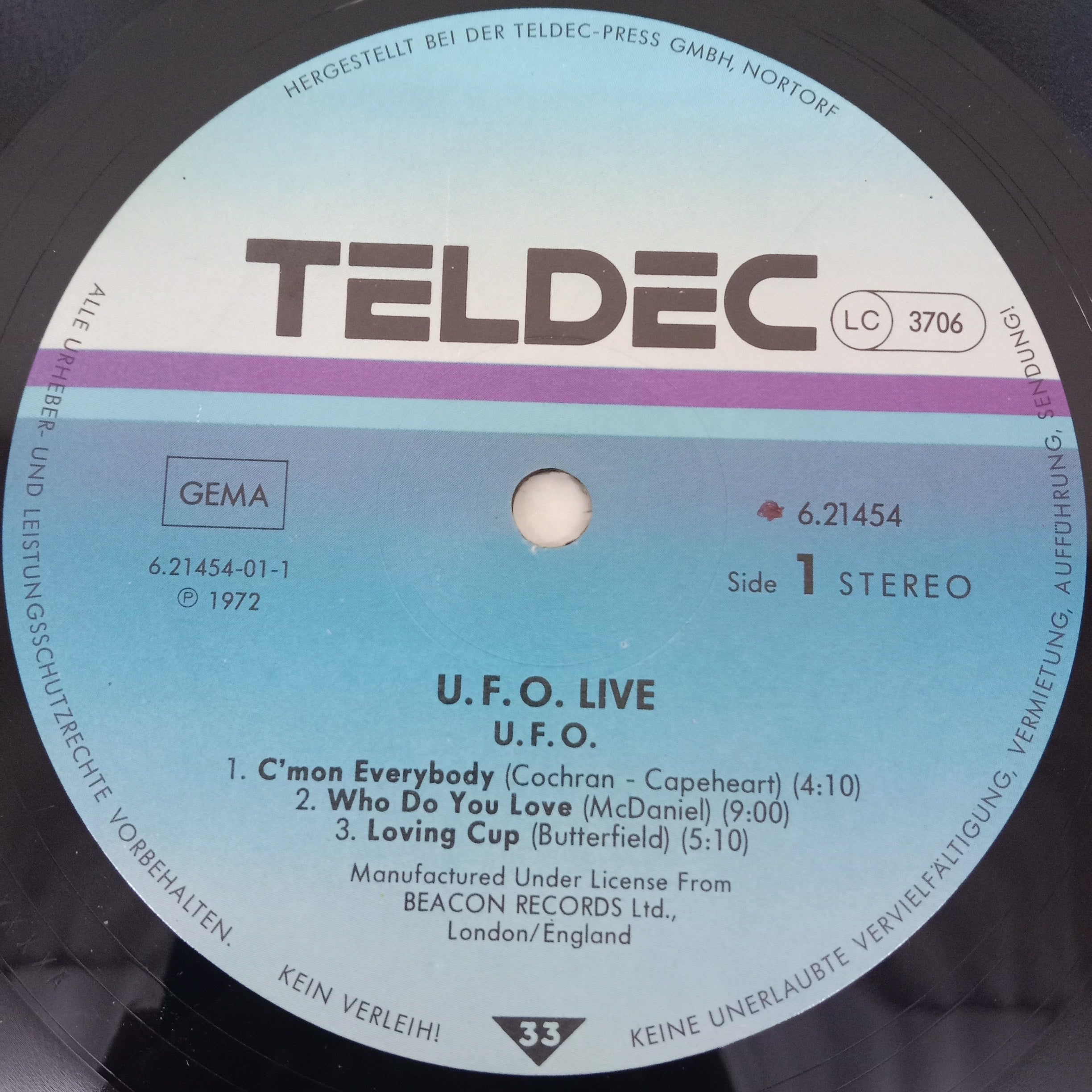 UFO (5) - Live (Vinyl)