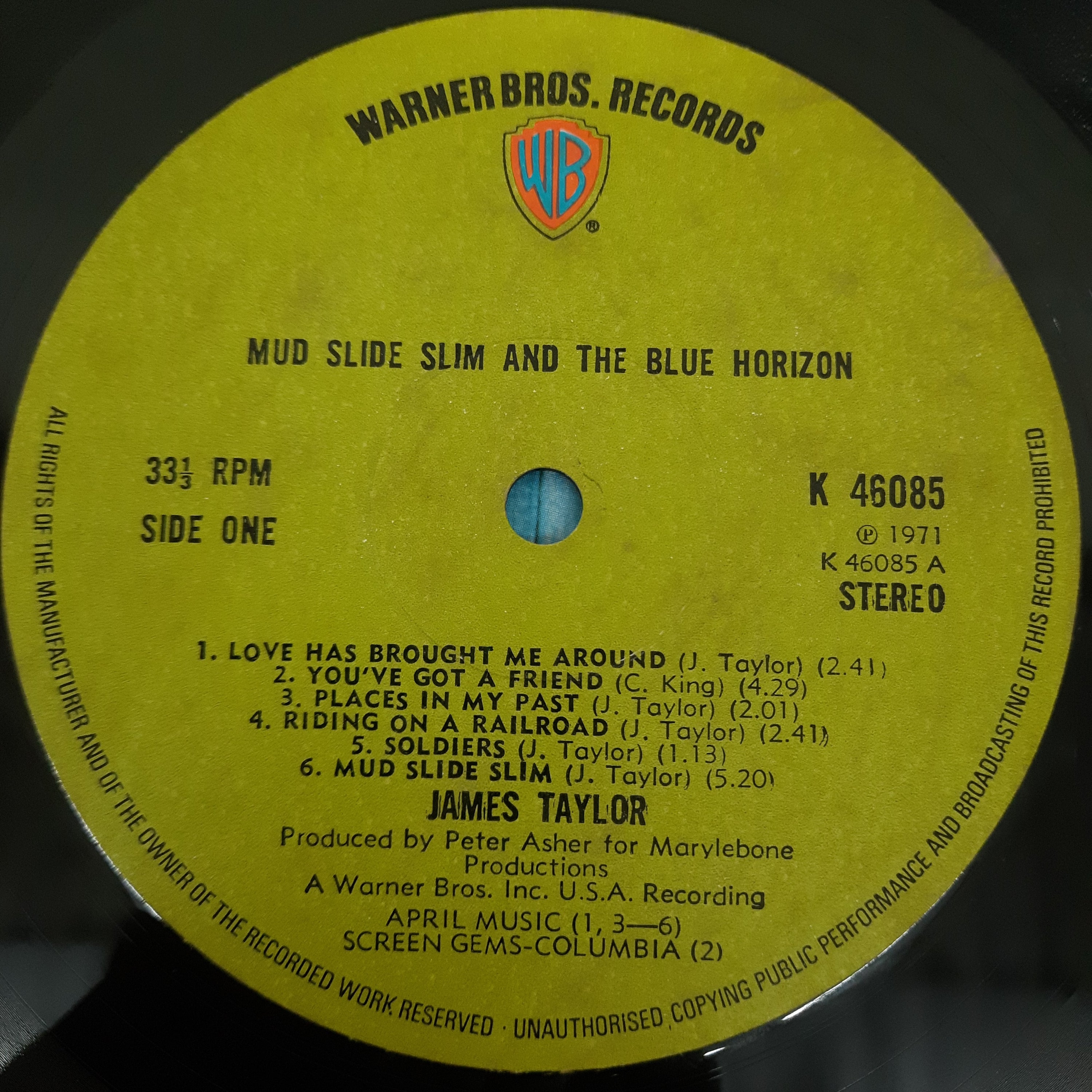 James Taylor (2) - Mud Slide Slim And The Blue Horizon (Vinyl)