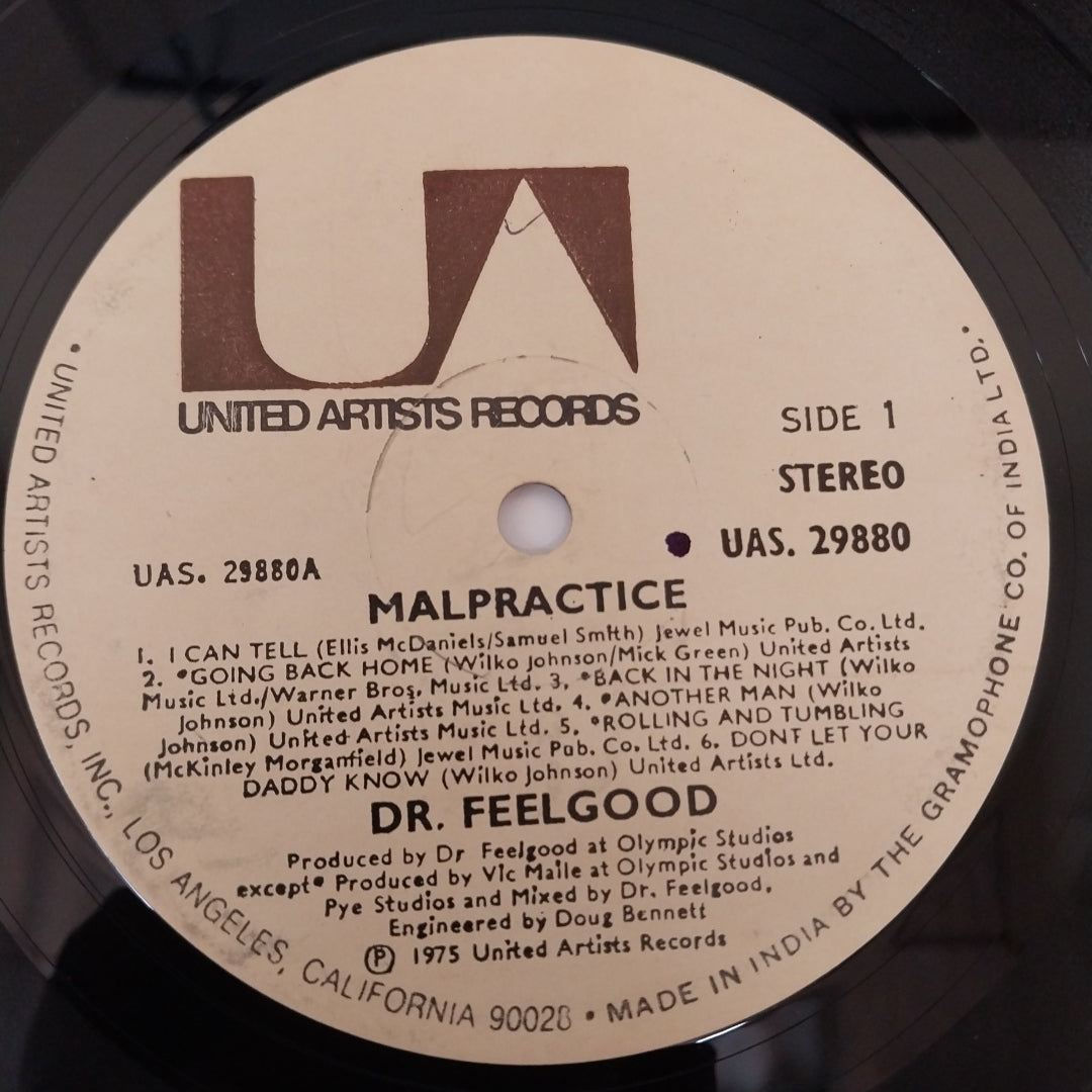 Dr. Feelgood - Malpractice (Vinyl)