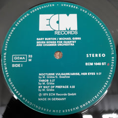 Gary Burton - Seven Songs For Quartet And Chamber Orchestra (Vinyl)