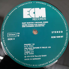Gary Burton - Seven Songs For Quartet And Chamber Orchestra (Vinyl)