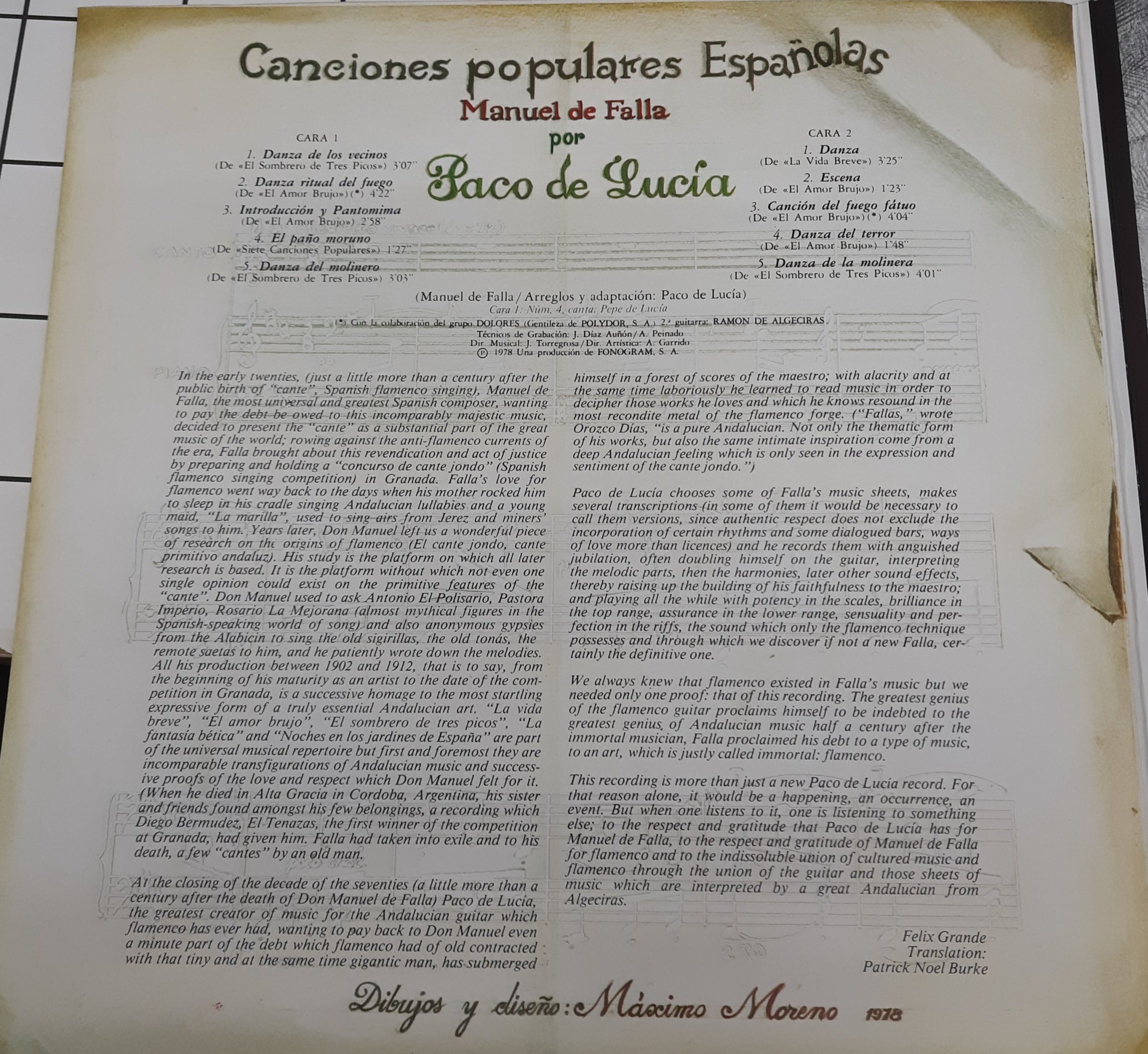 Paco De Lucía - Spielt Manuel De Falla (Vinyl)
