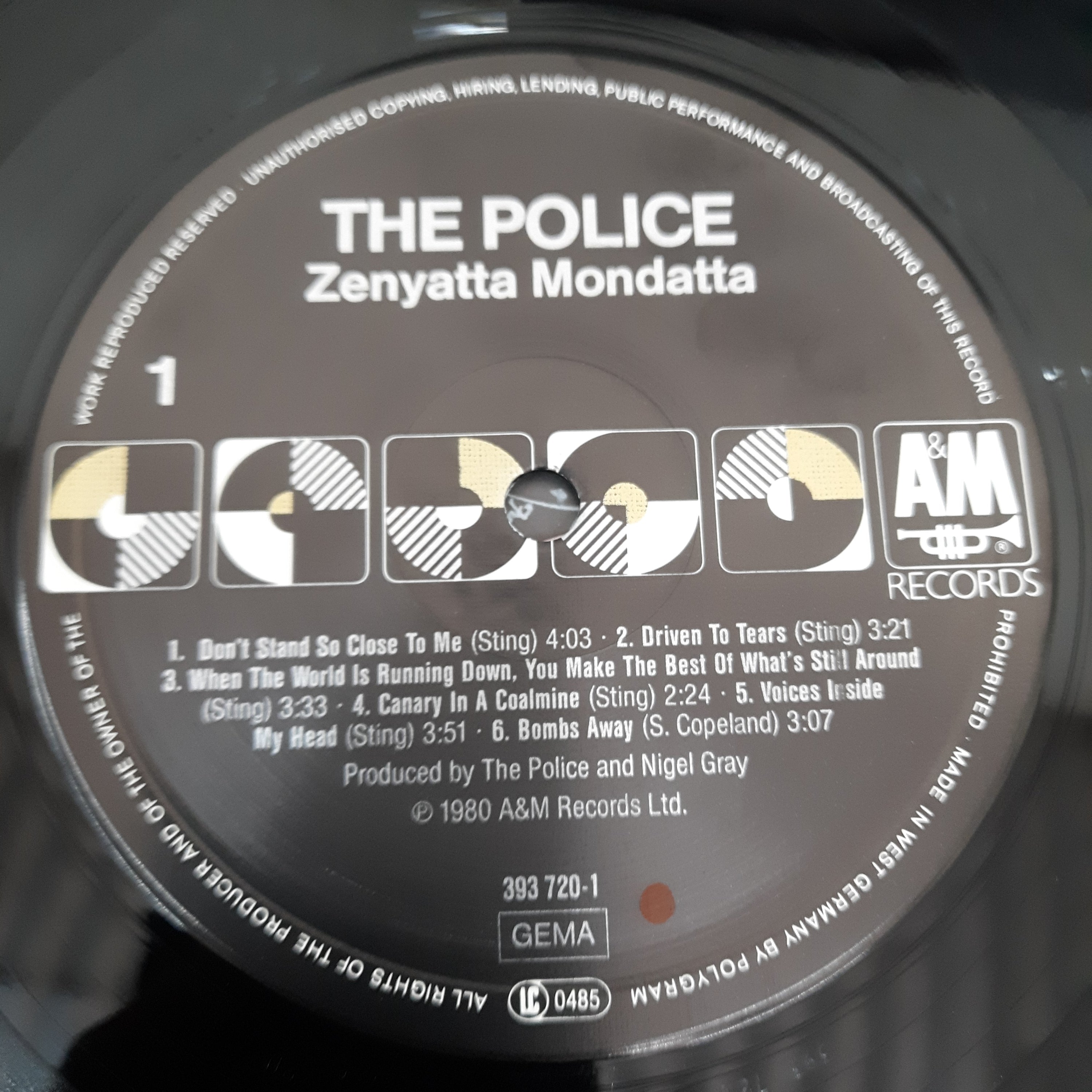 Police, The - Zenyatta Mondatta (Vinyl)