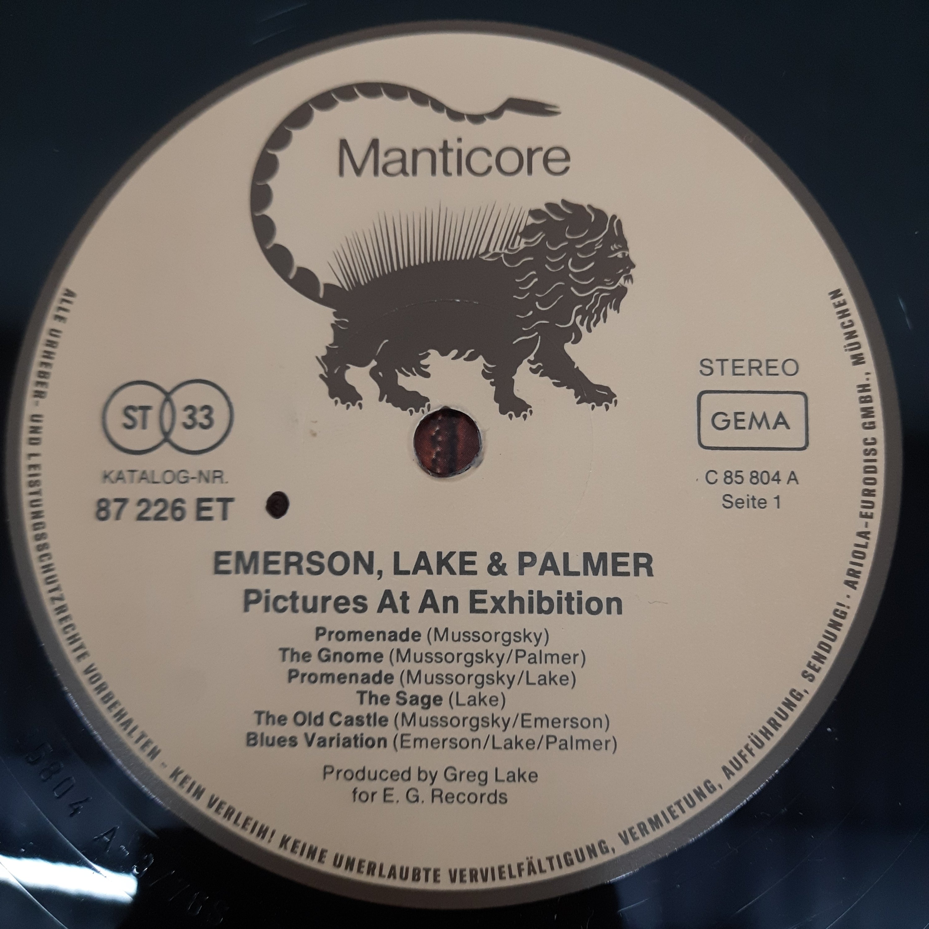 Emerson, Lake & Palmer - Pictures At An Exhibition (Vinyl)