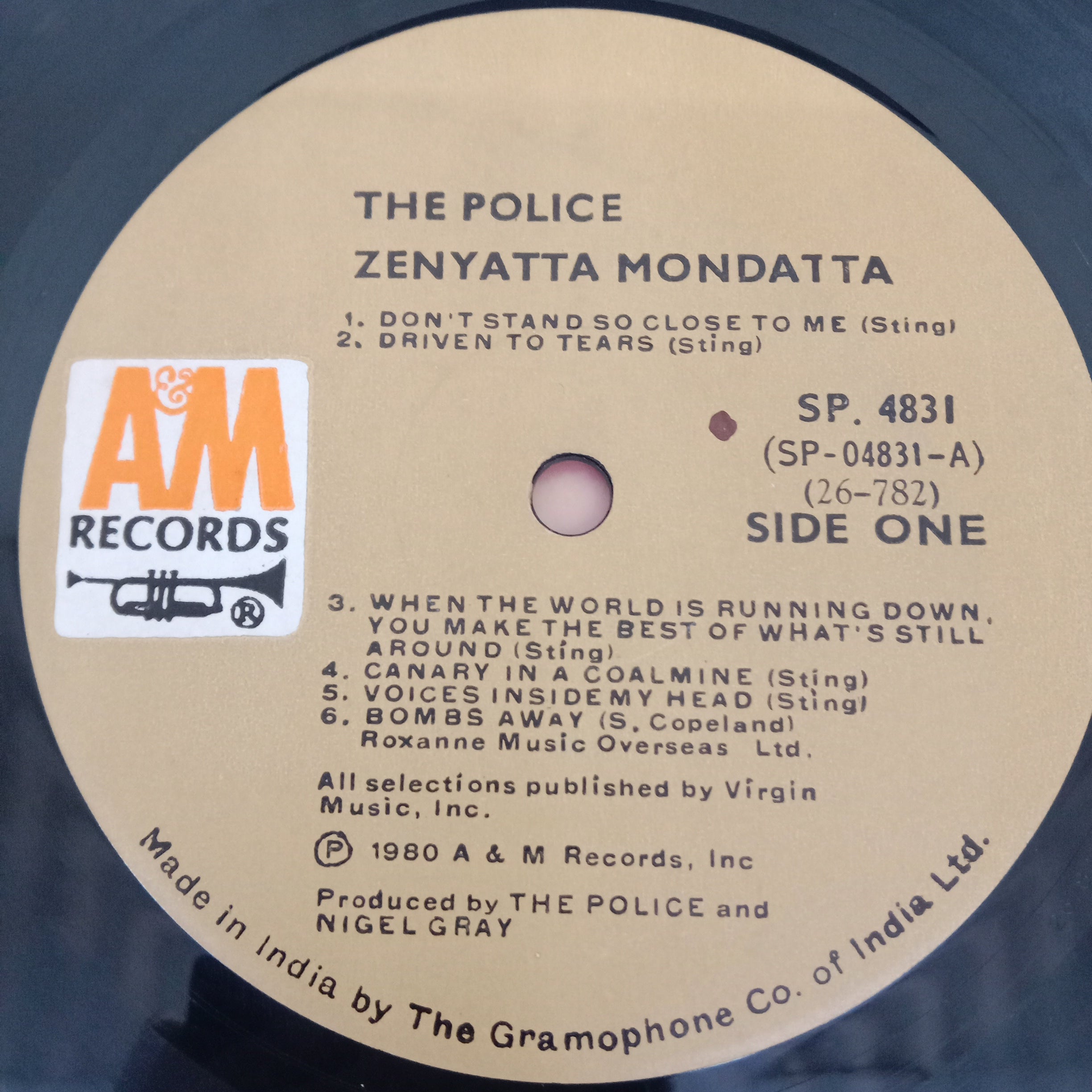 Police, The - Zenyatta Mondatta (Vinyl)