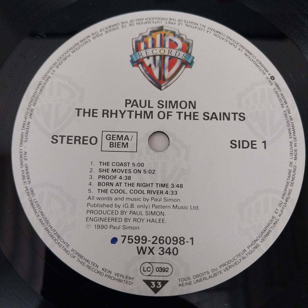 Paul Simon - The Rhythm Of The Saints (Vinyl)