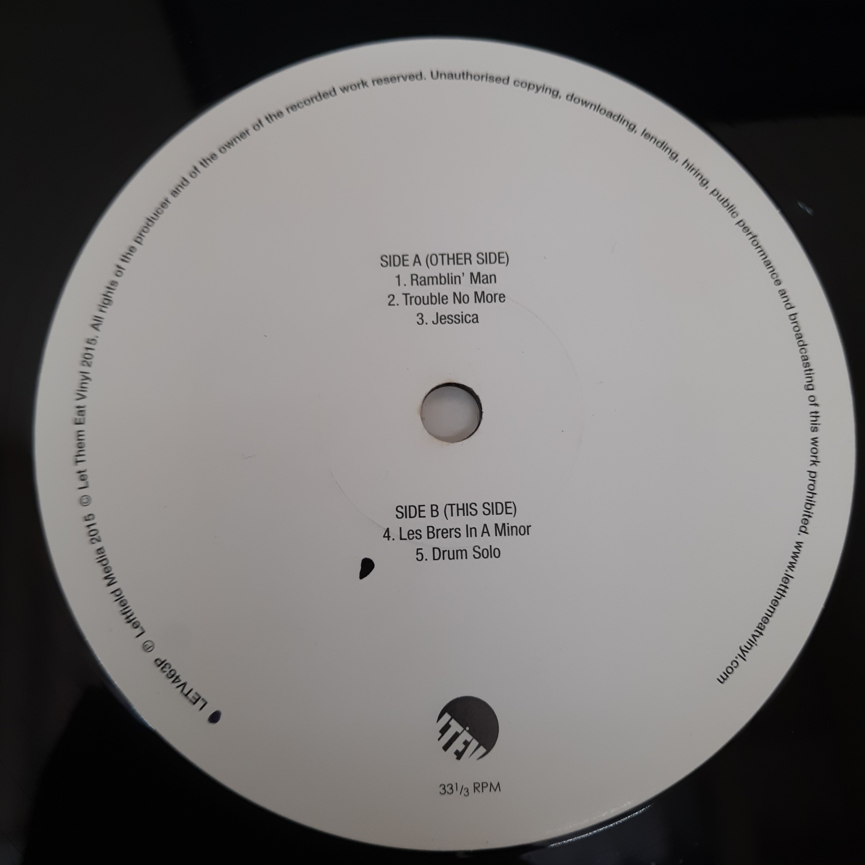 Allman Brothers Band, The Featuring Jerry Garcia - The Allman Brothers Band Featuring Jerry Garcia / 1973 Volume 2 (Vinyl) (2)
