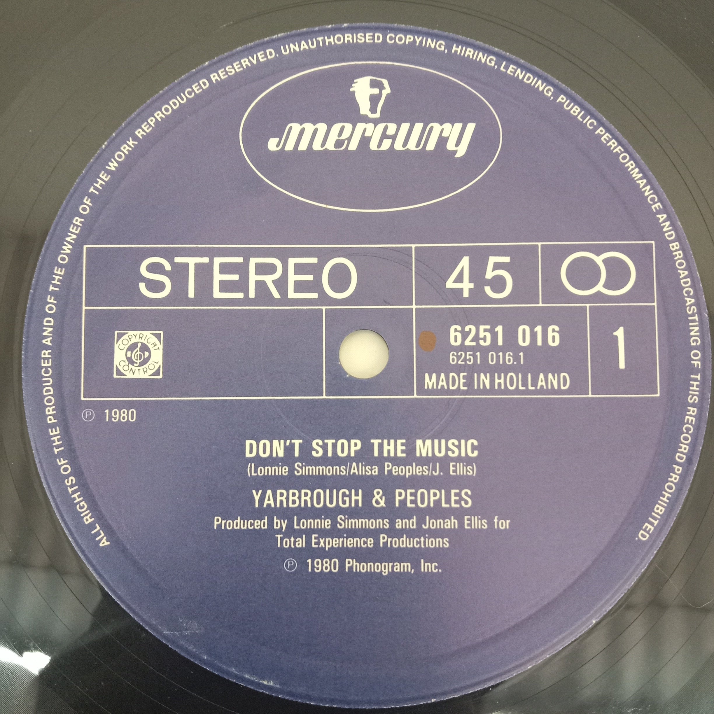 Yarbrough & Peoples - Don't Stop The Music (Vinyl)