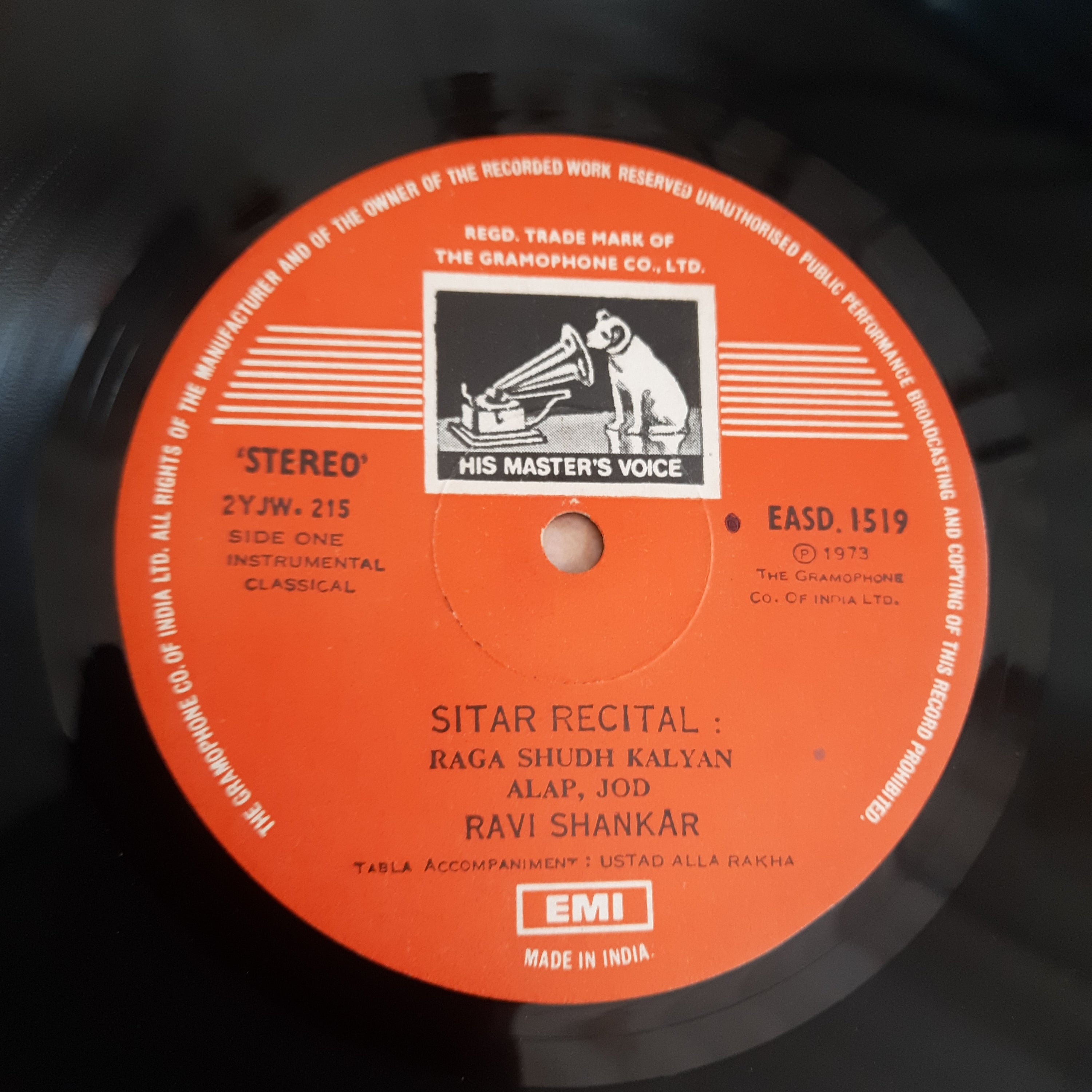 Ravi Shankar - Sitar Recital (Vinyl)