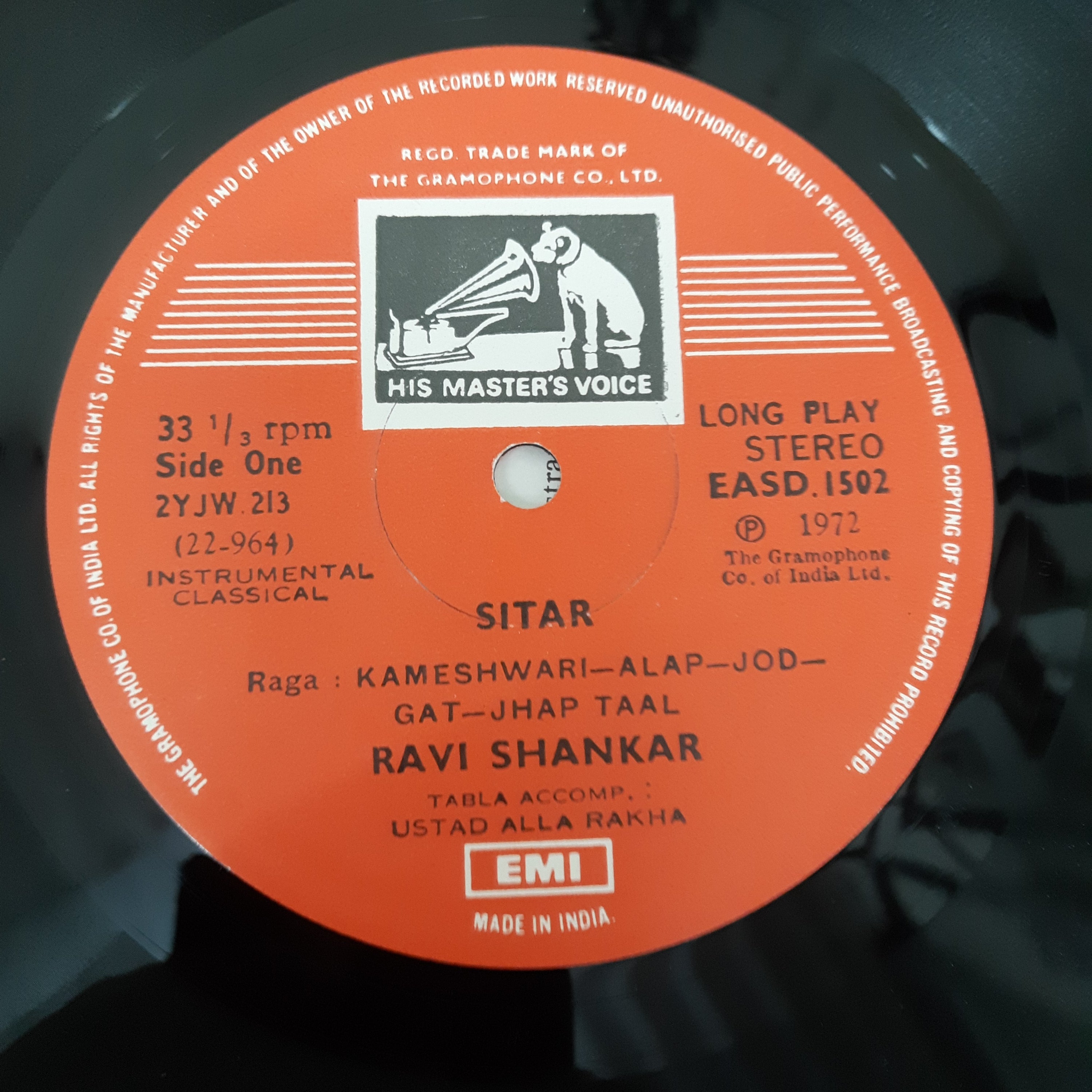 Ravi Shankar - Ragas: Kameshwari â€¢ Gangeshwari â€¢ Rangeshwari (Vinyl)