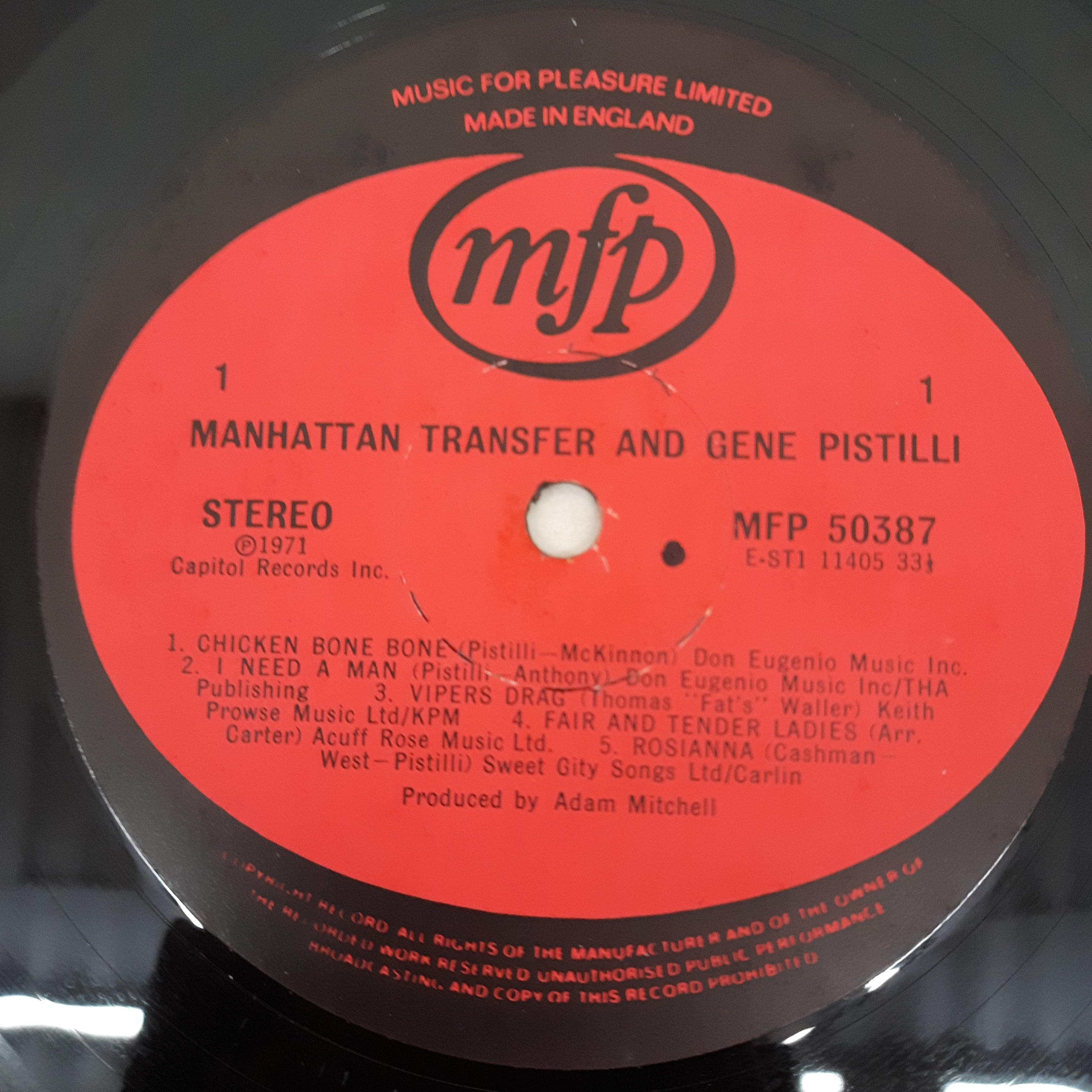 Manhattan Transfer, The & Eugene Pistilli - Manhattan Transfer And Gene Pistilli (Vinyl)