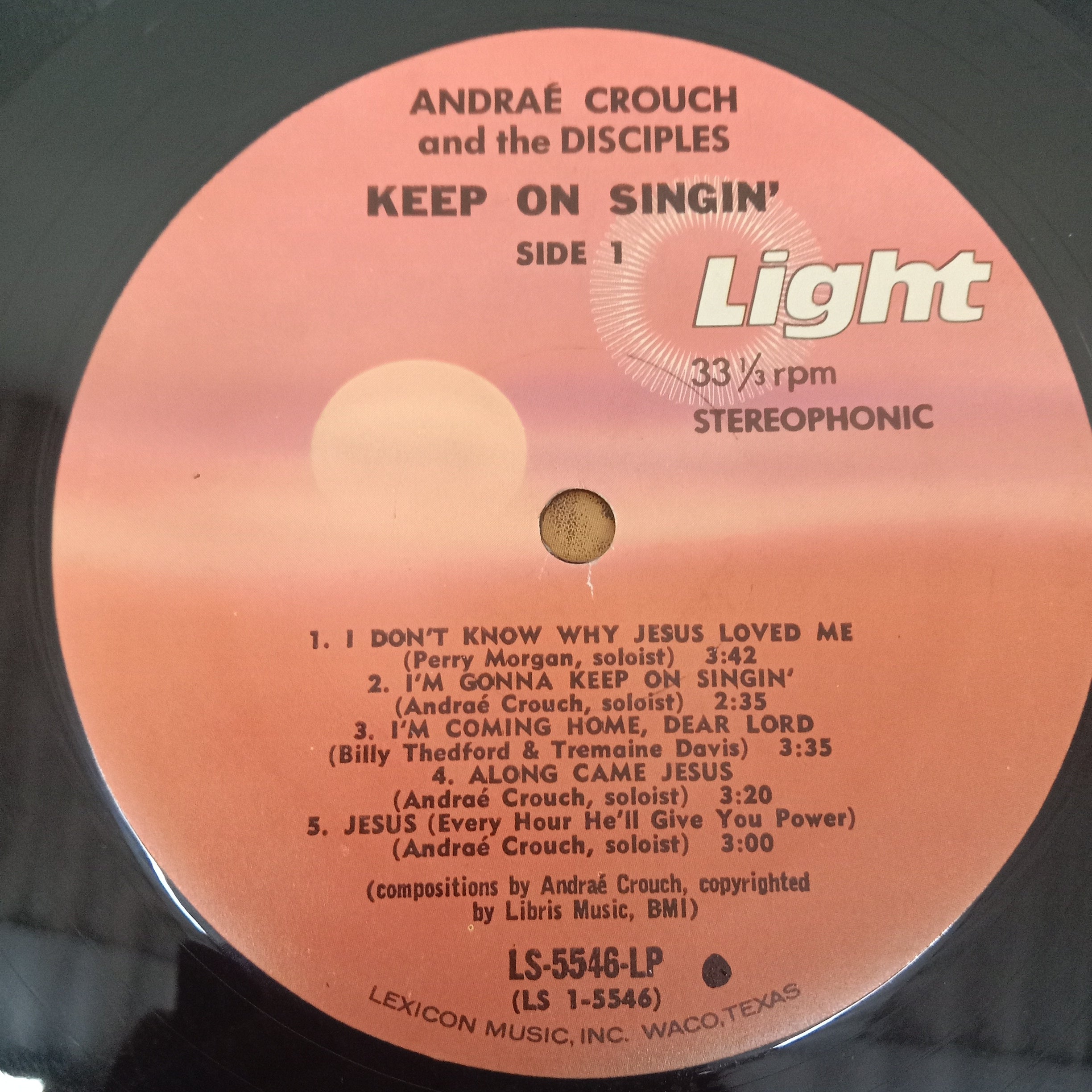 Andraé Crouch & The Disciples - Keep On Singin' (Vinyl)