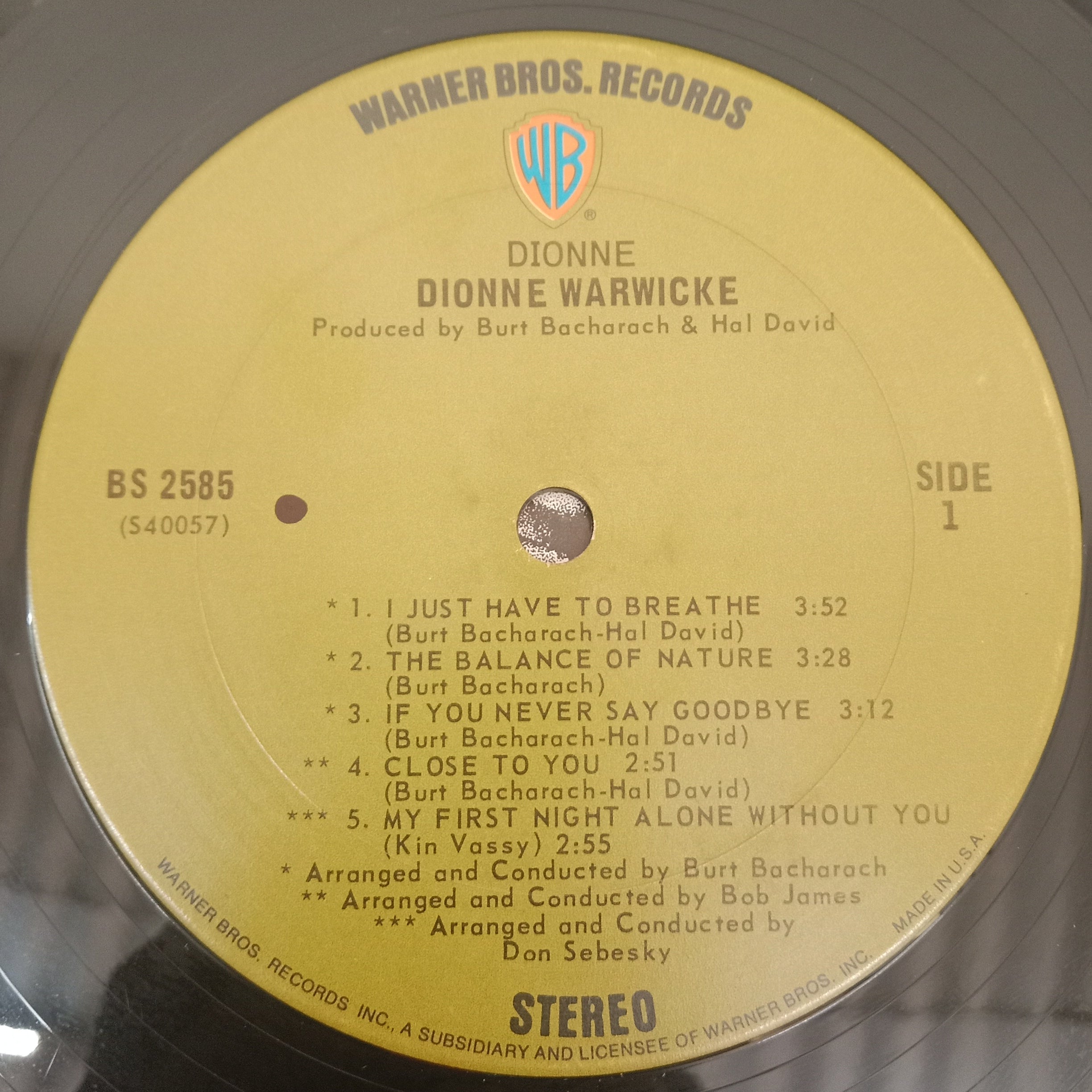 Dionne Warwick - Dionne (Vinyl)