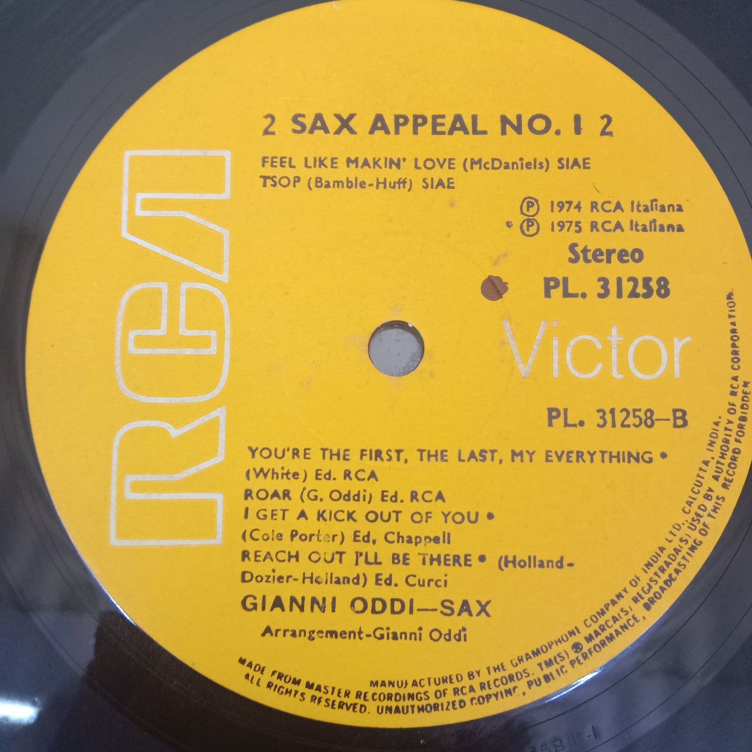 Gianni Oddi  - Sax Appeal (Vinyl)