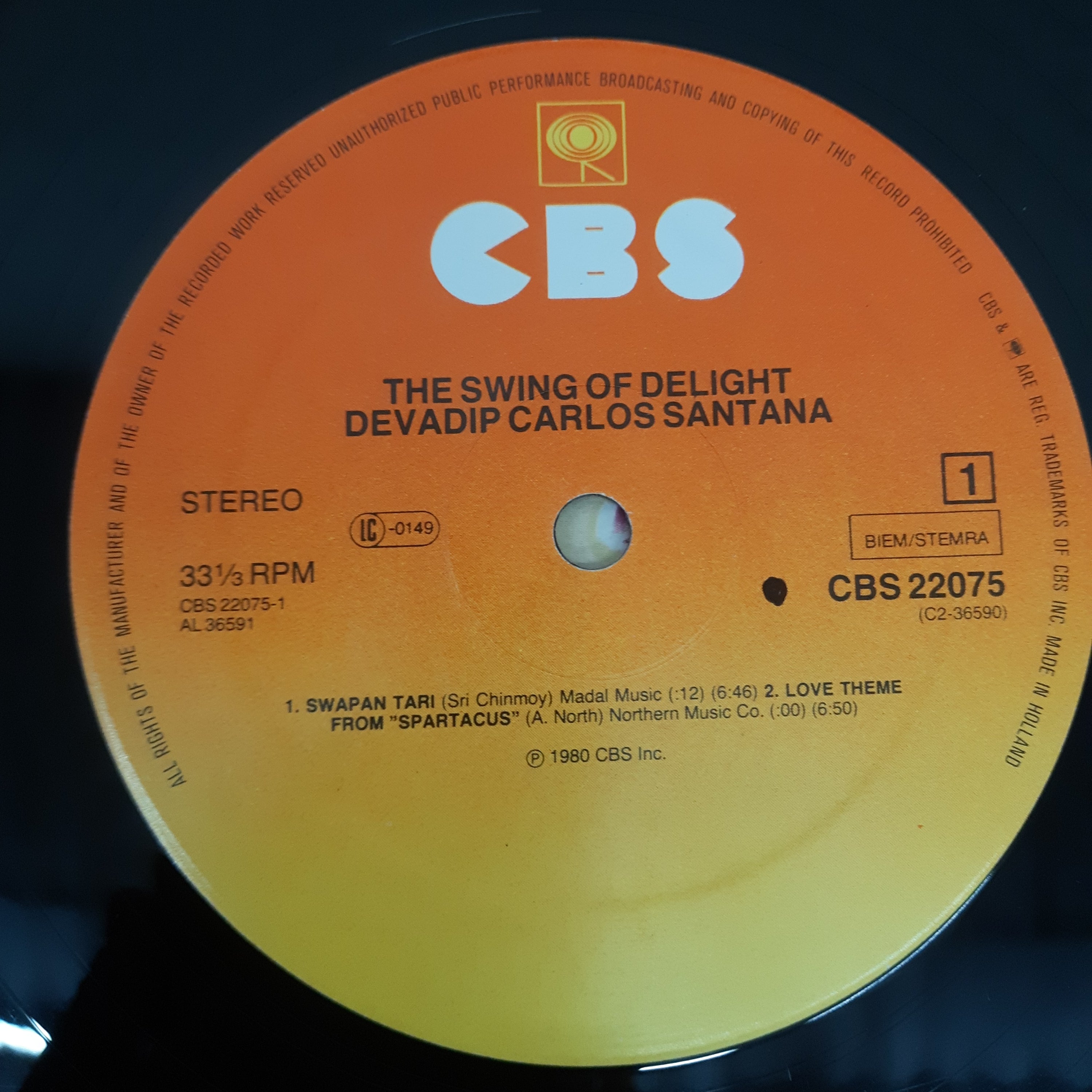 Carlos Santana - The Swing Of Delight (Vinyl) (2)