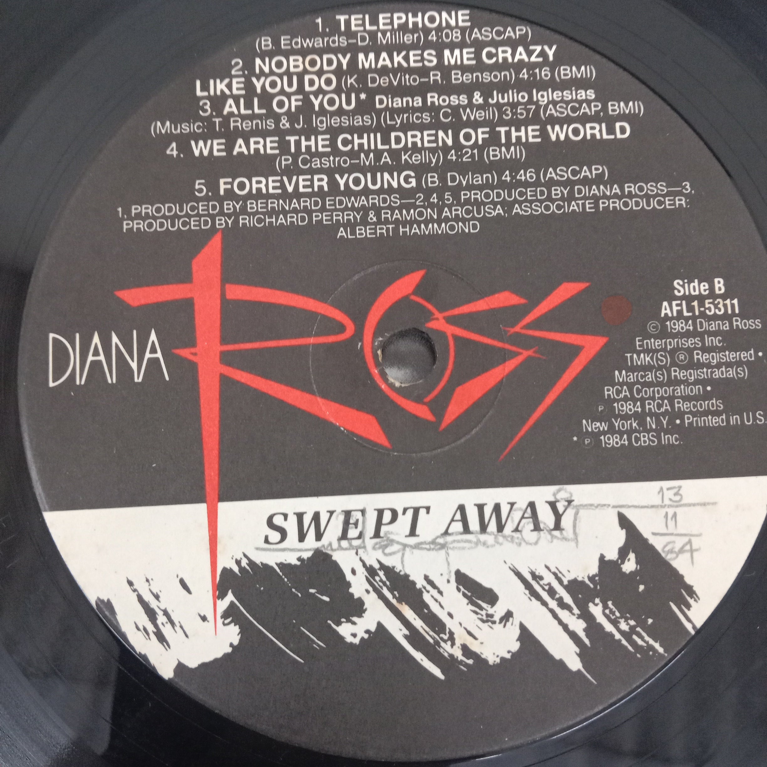 Diana Ross - Swept Away (Vinyl)