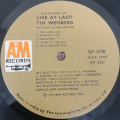 Tim Weisberg - Live At Last! (Vinyl)