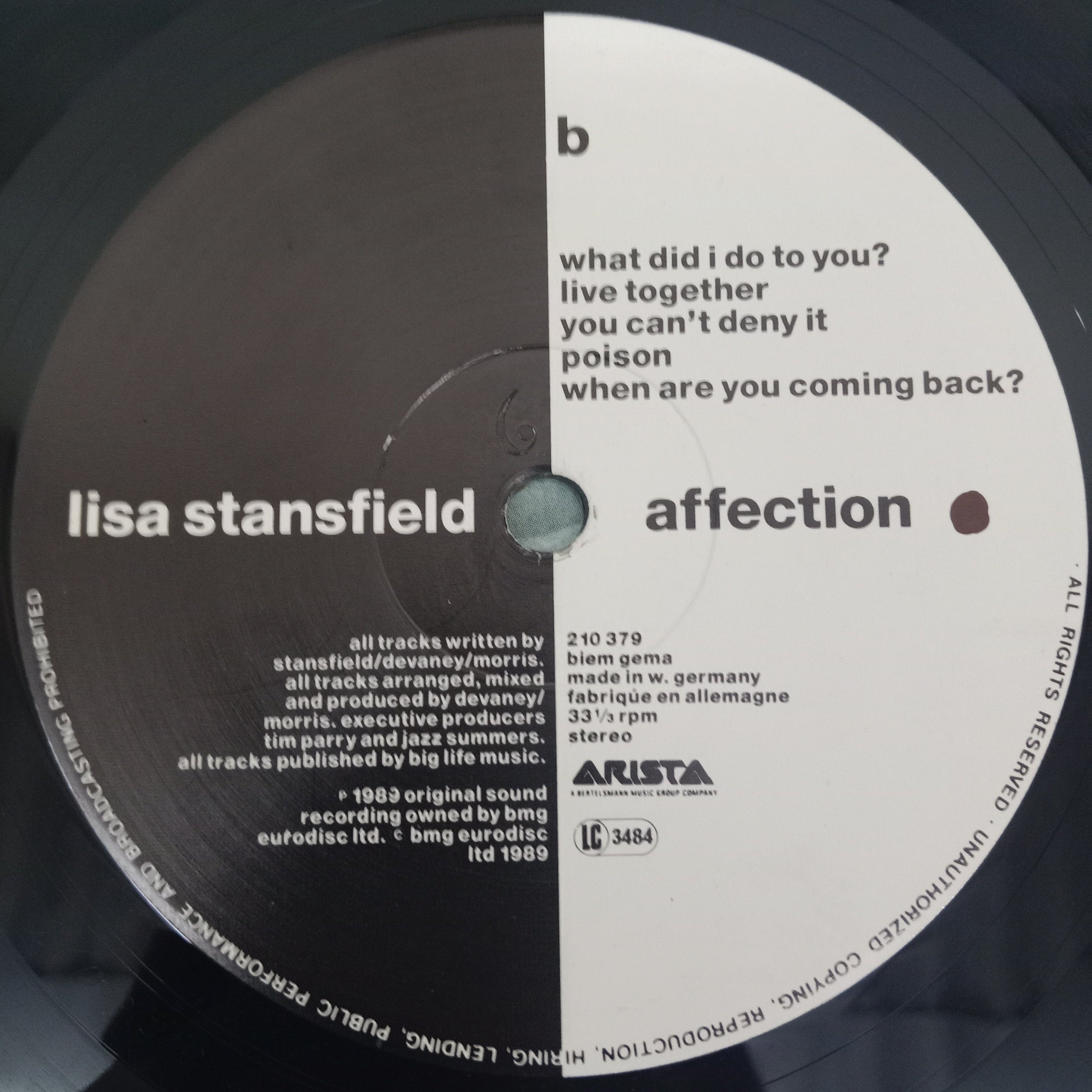 Lisa Stansfield - Affection (Vinyl)