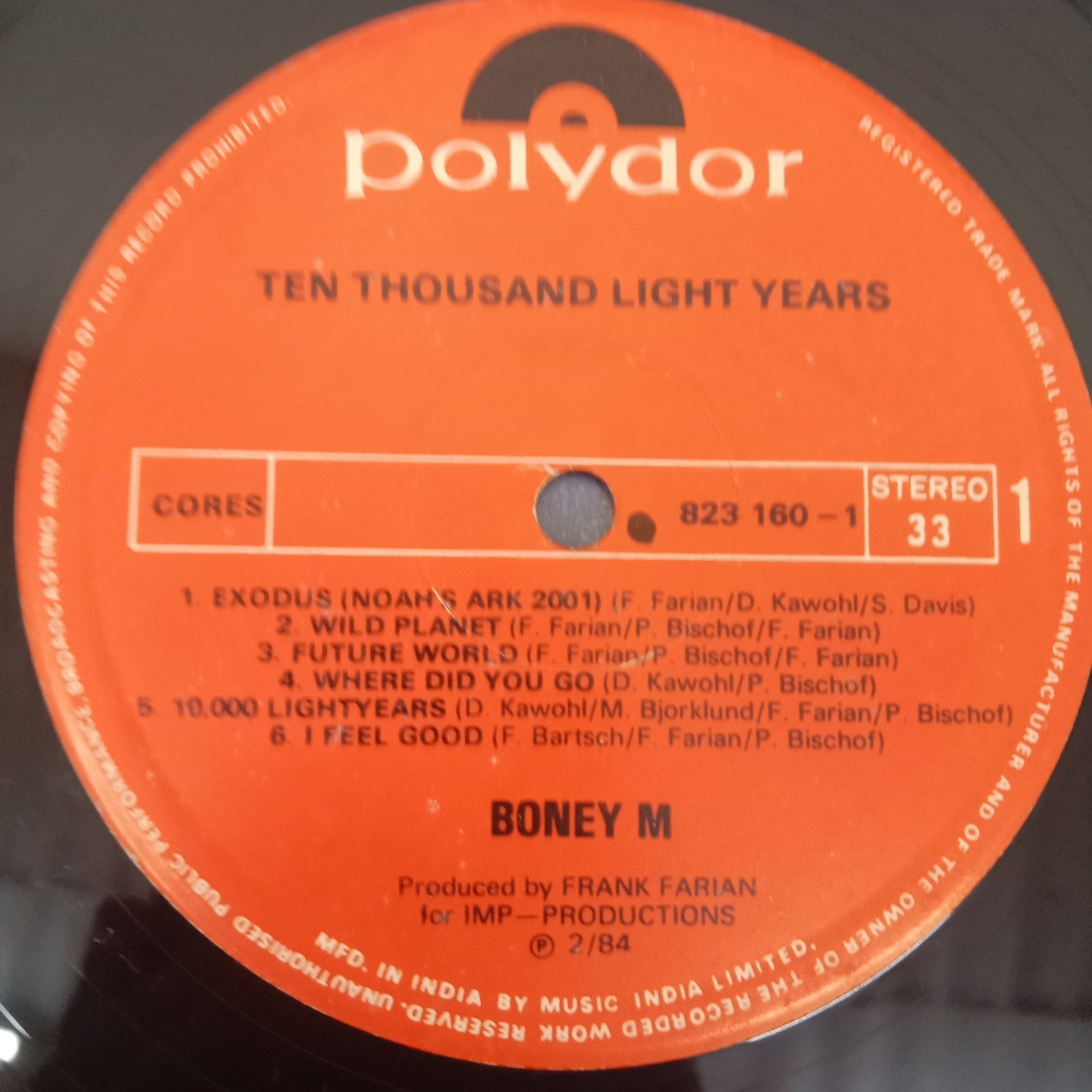 Boney M. - Ten Thousand Lightyears (Vinyl)