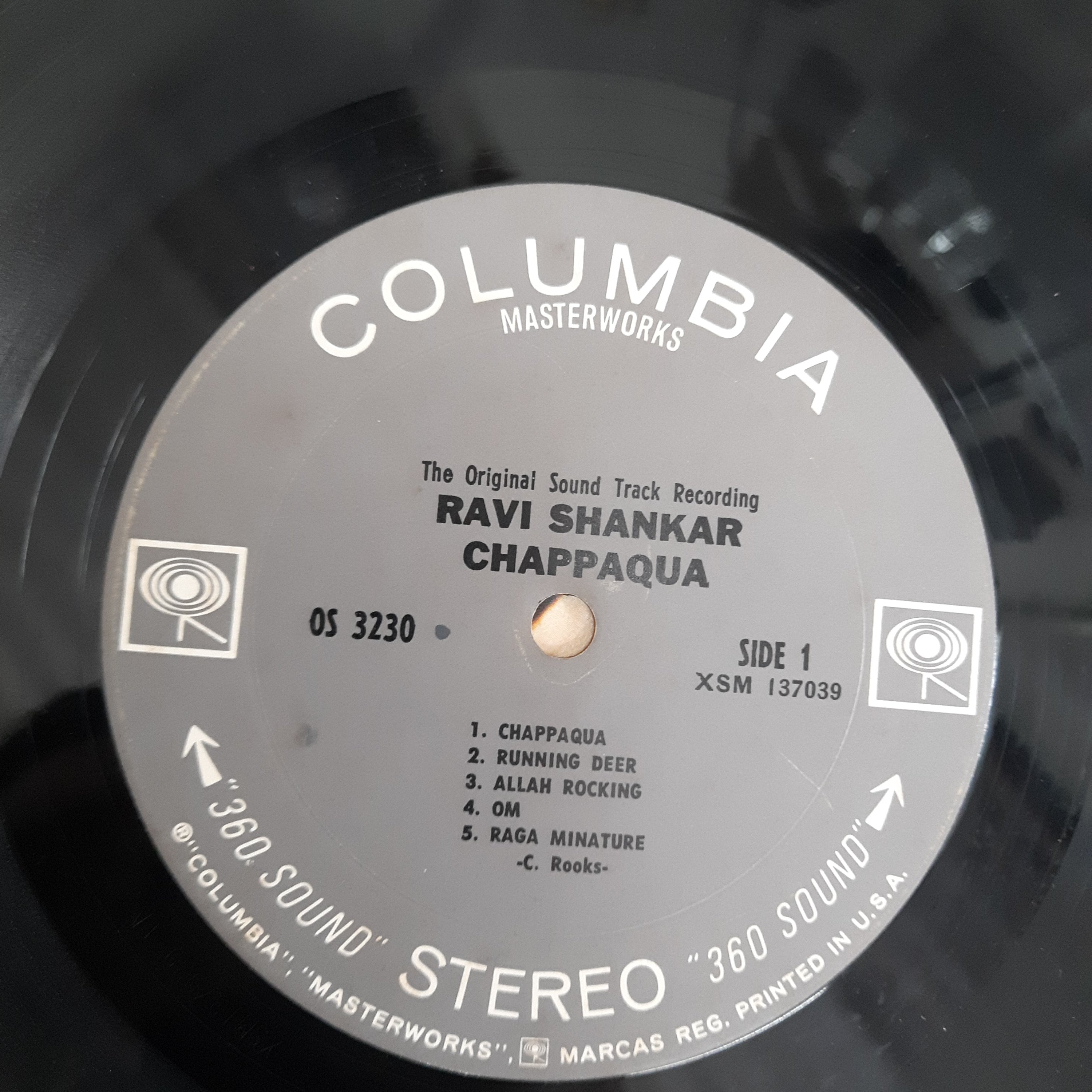 Ravi Shankar - Chappaqua (The Original Sound Track Recording) (Vinyl)