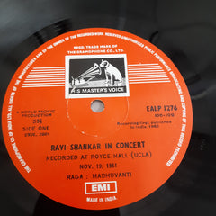 Ravi Shankar - India's Most Distinguished Musician In Concert (Vinyl)