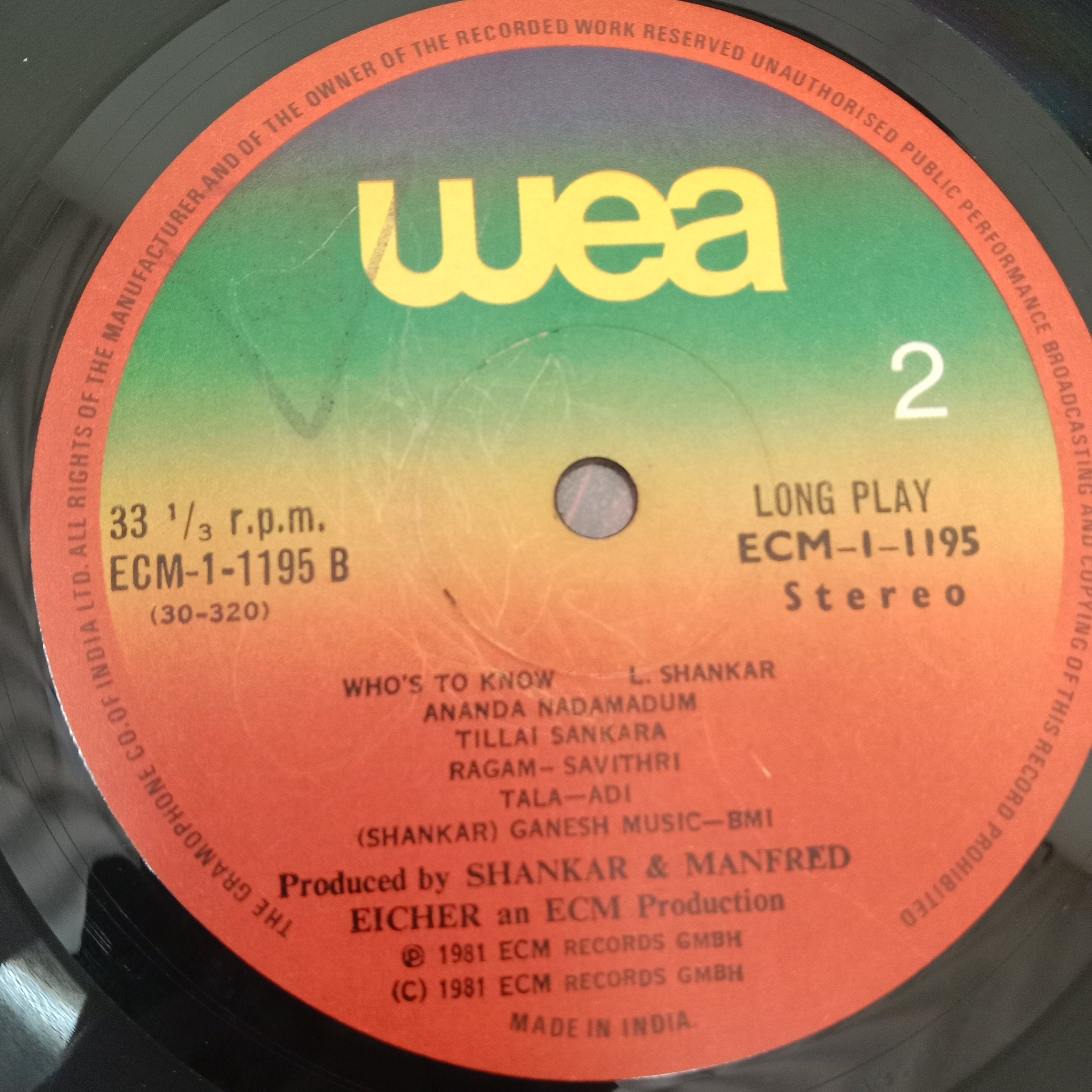Shankar - Who's To Know (Vinyl)
