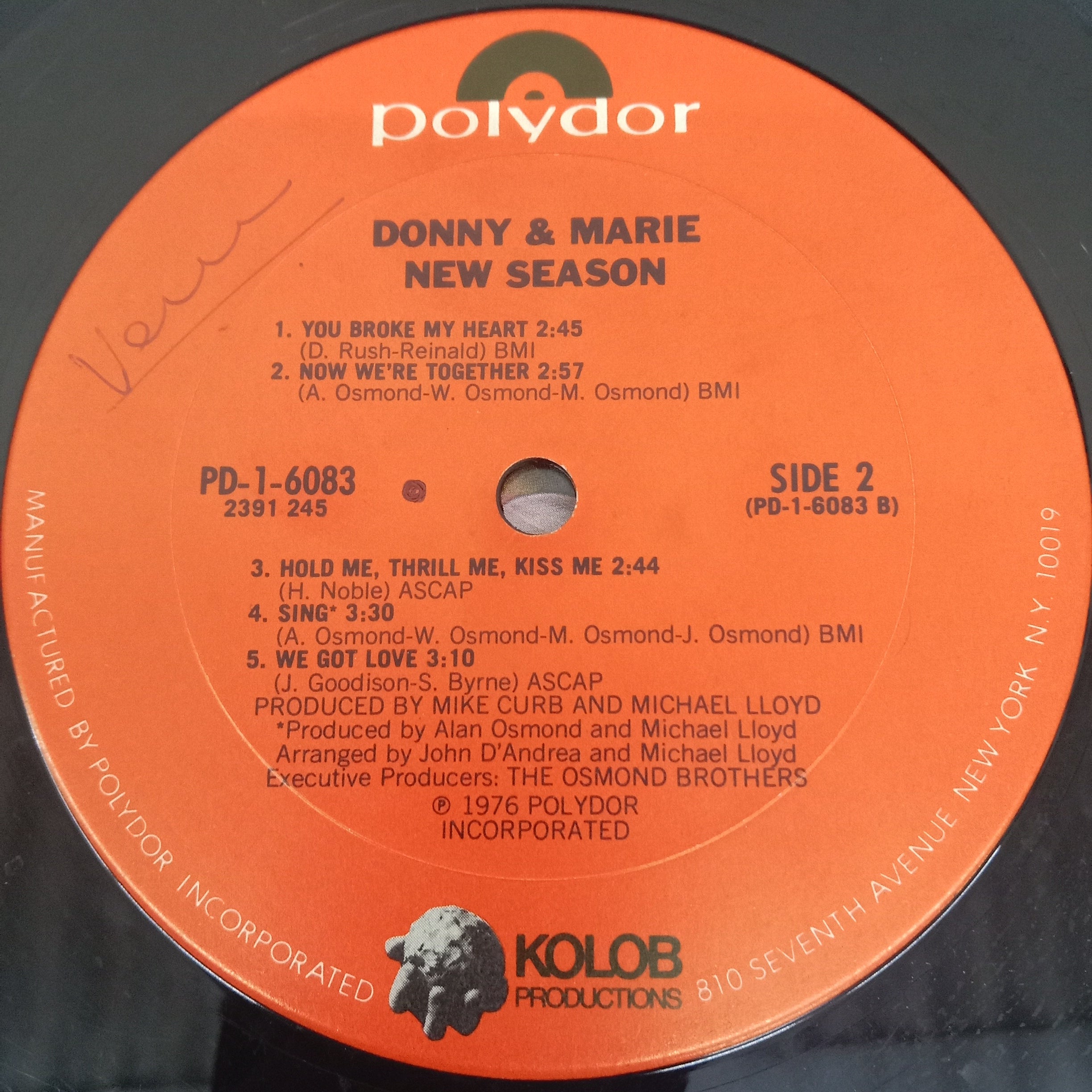 Donny & Marie Osmond - New Season (Vinyl)