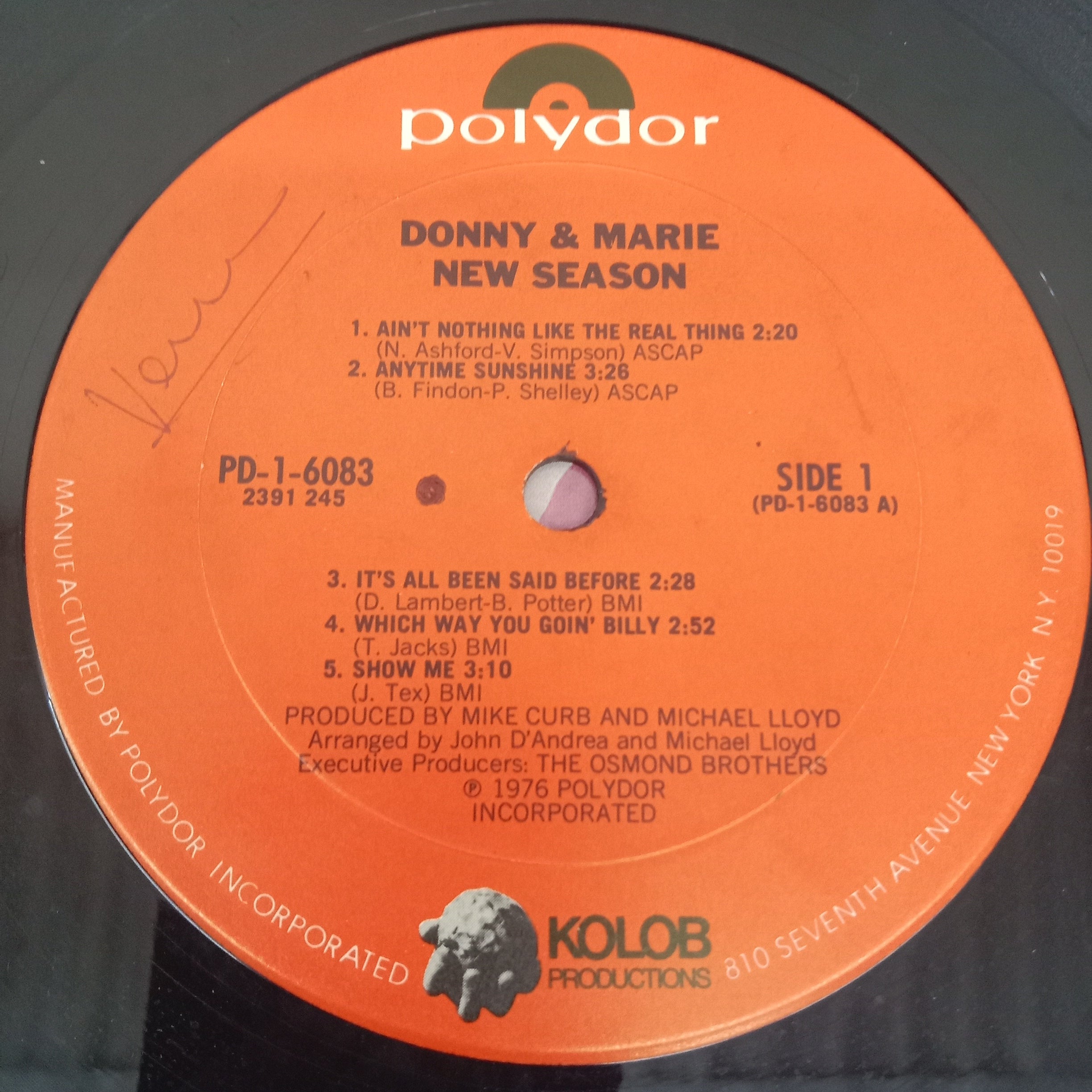 Donny & Marie Osmond - New Season (Vinyl)