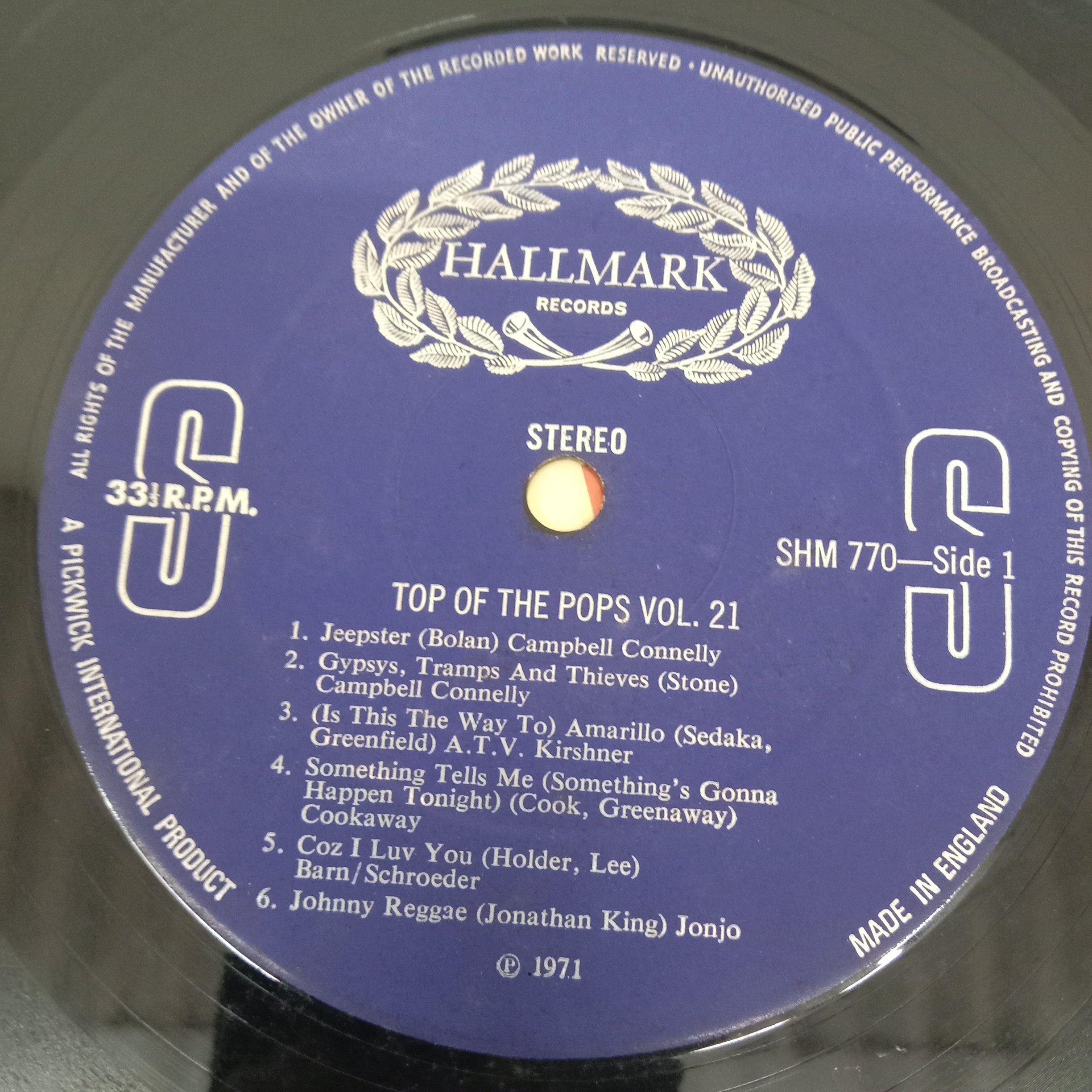 Various - Top Of The Pops Vol. 21 (Vinyl)