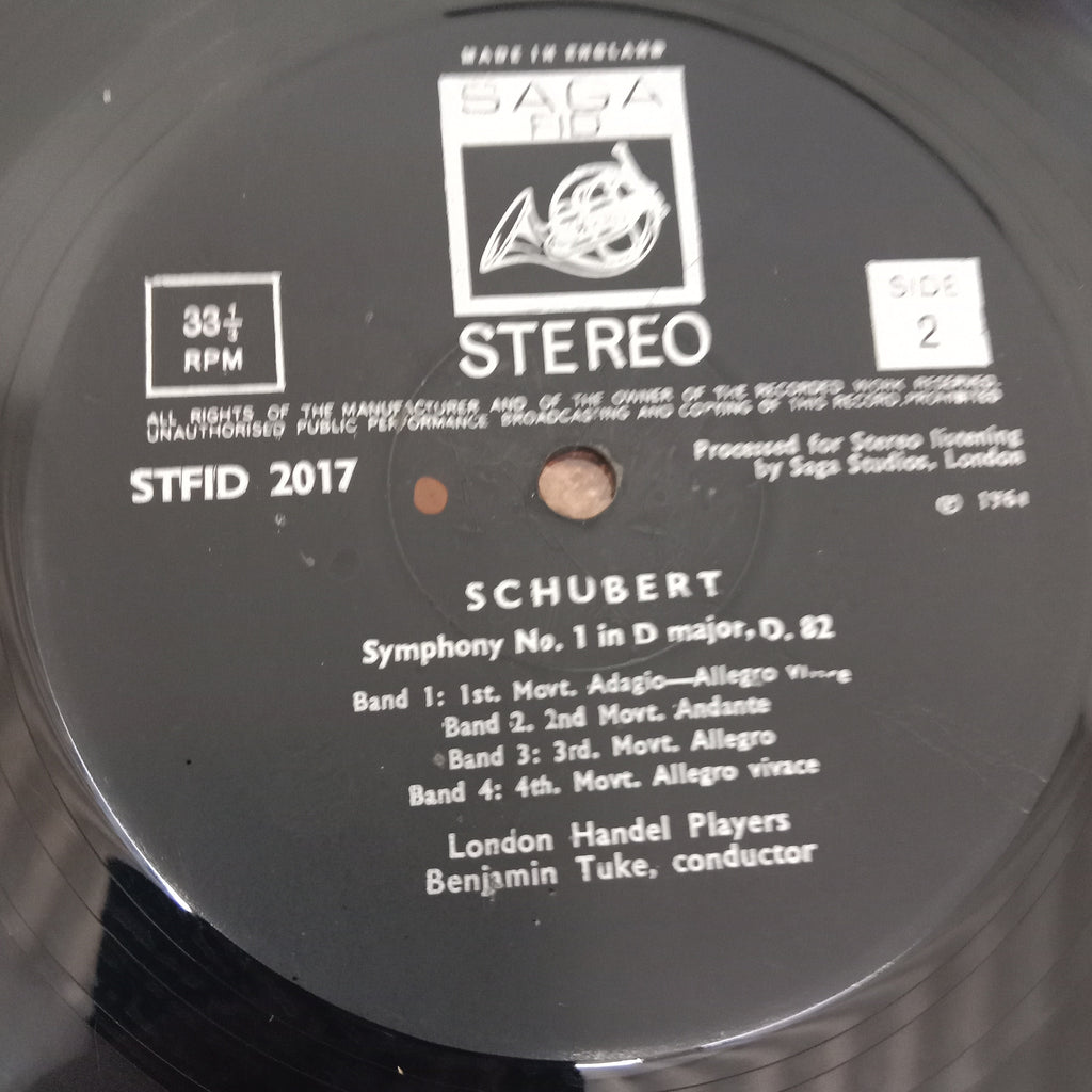 Franz Schubert - London Handel Players, The - Benjamin Tuke - The Unfinished (Vinyl)